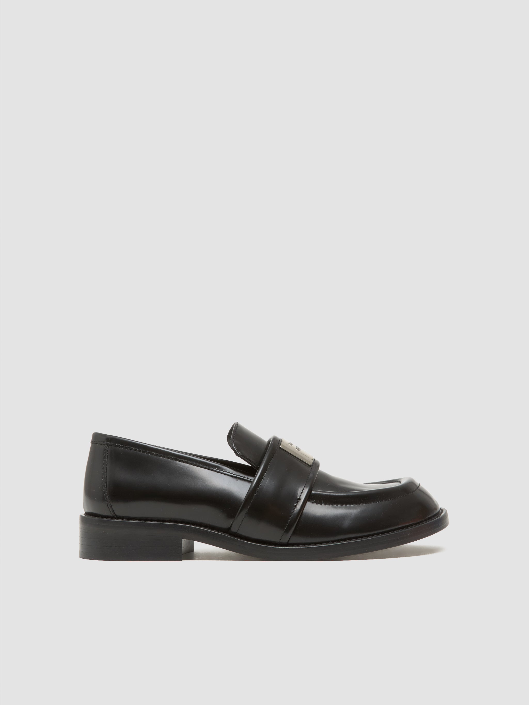 Leather Loafers in Black