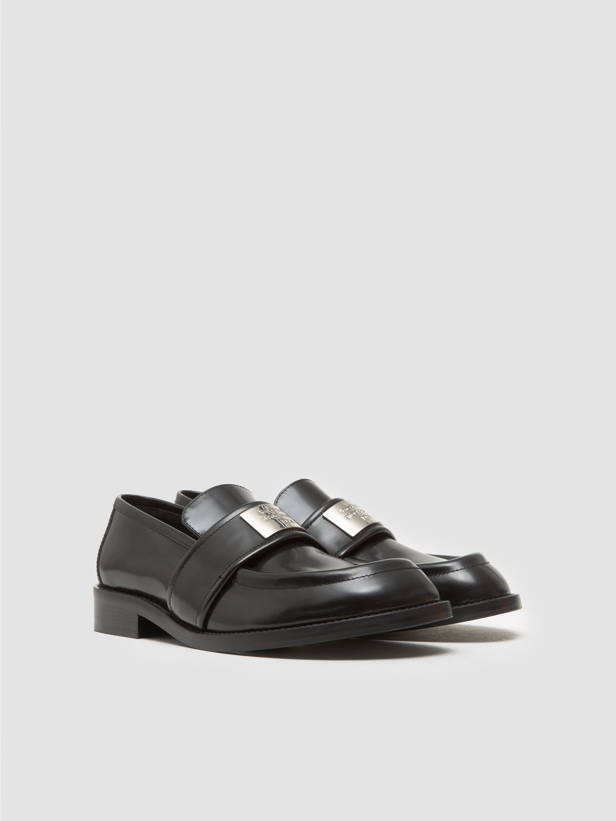 Leather Loafers in Black