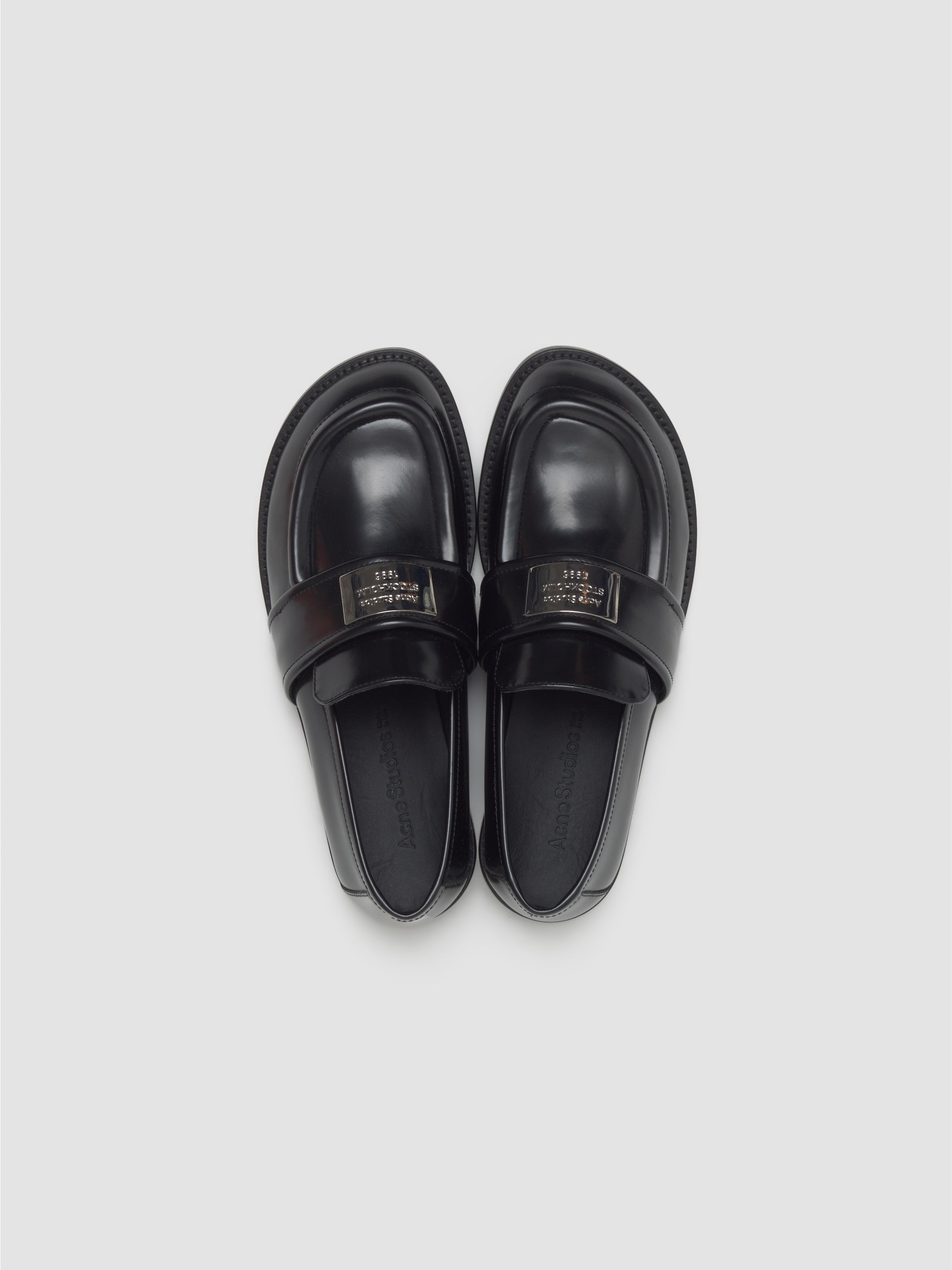 Leather Loafers in Black