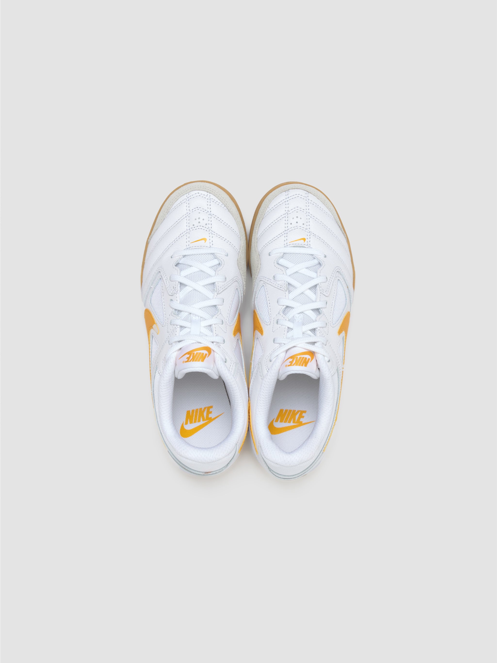 Gato Sneaker in White & University Gold