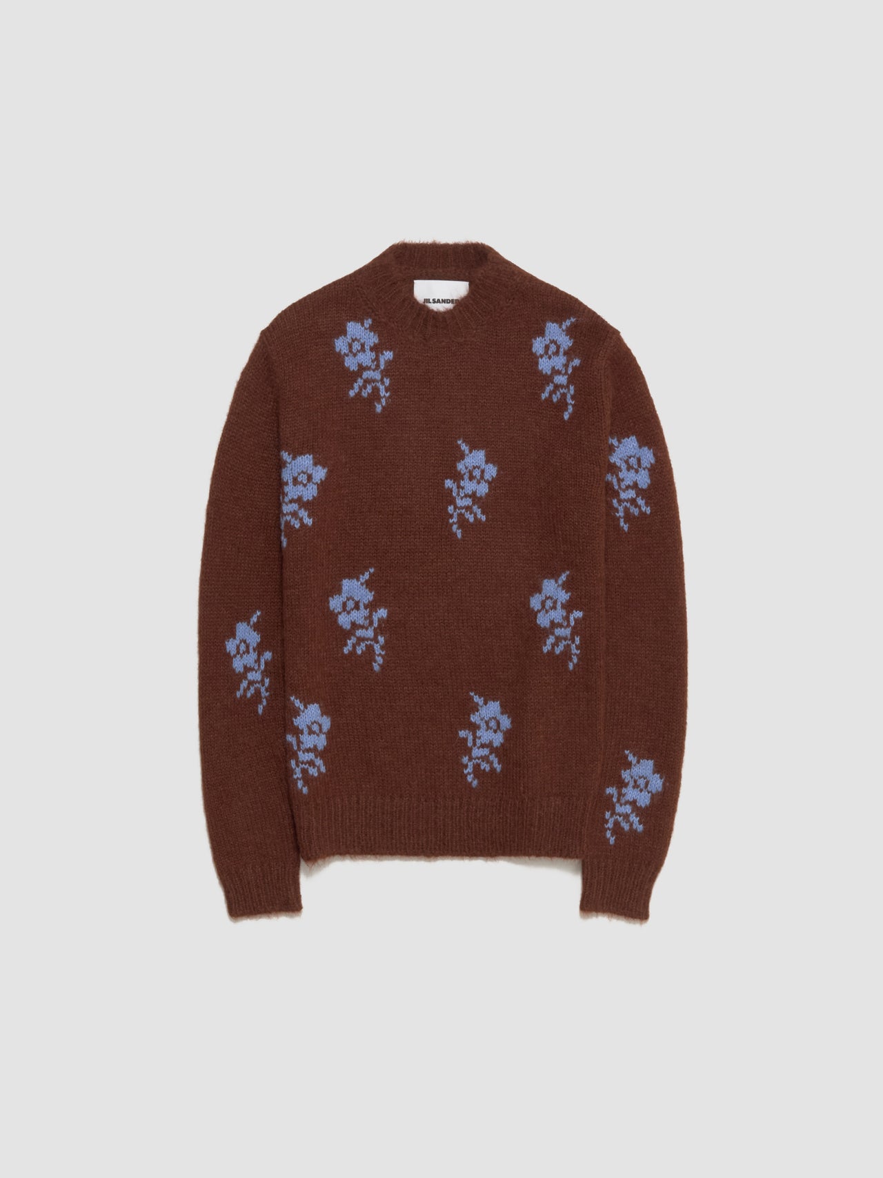 Wool Blend Crewneck Jumper in Shore