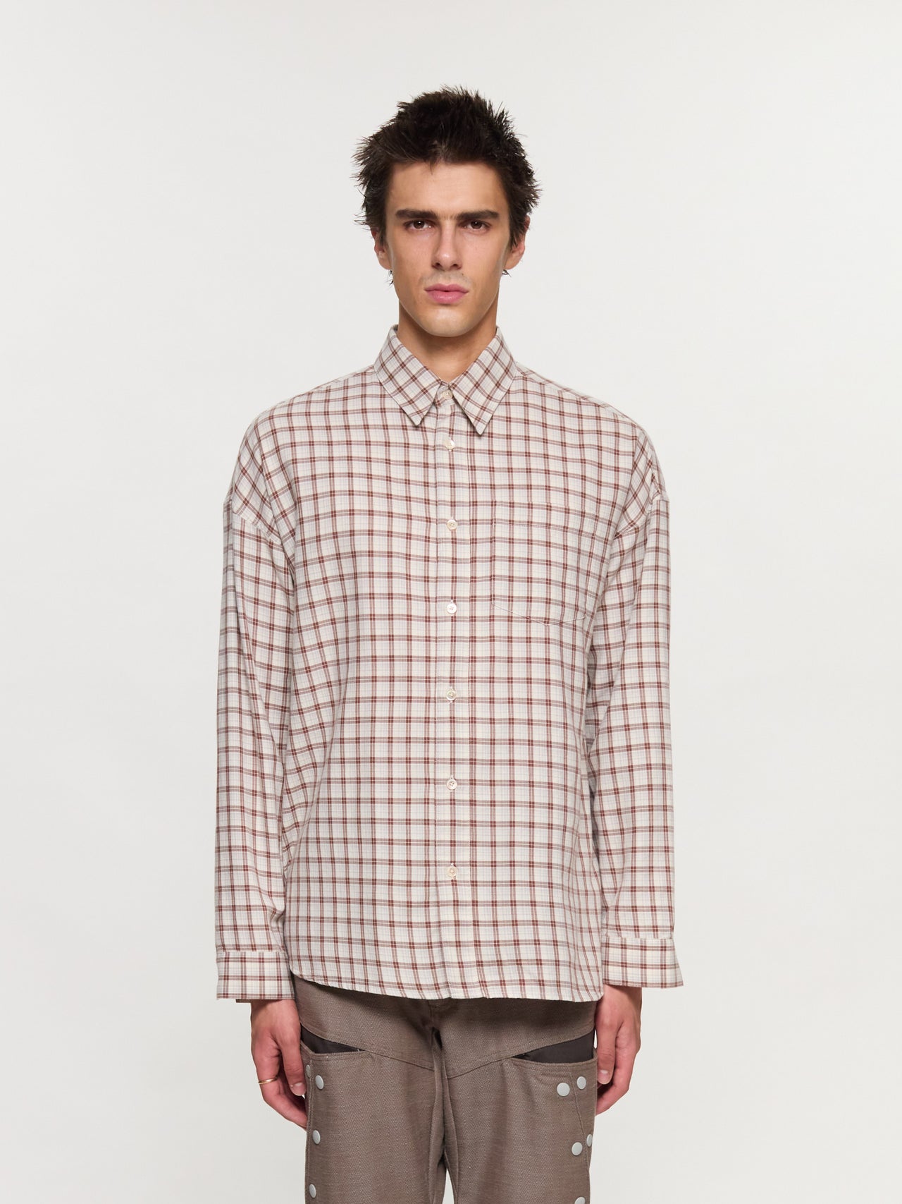 Stable Shirt in Brown Check