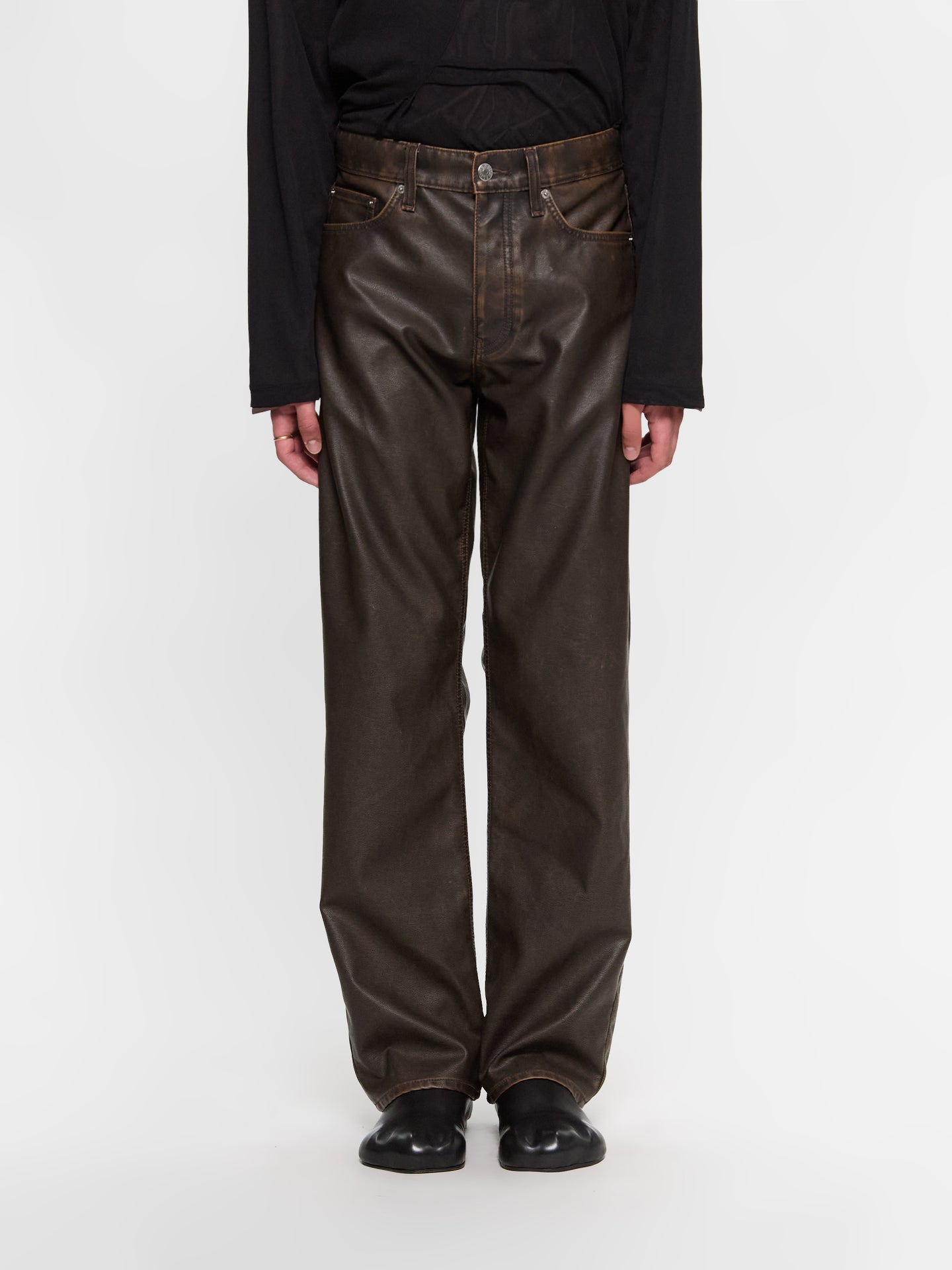 Loose Trousers in Vintage Brown