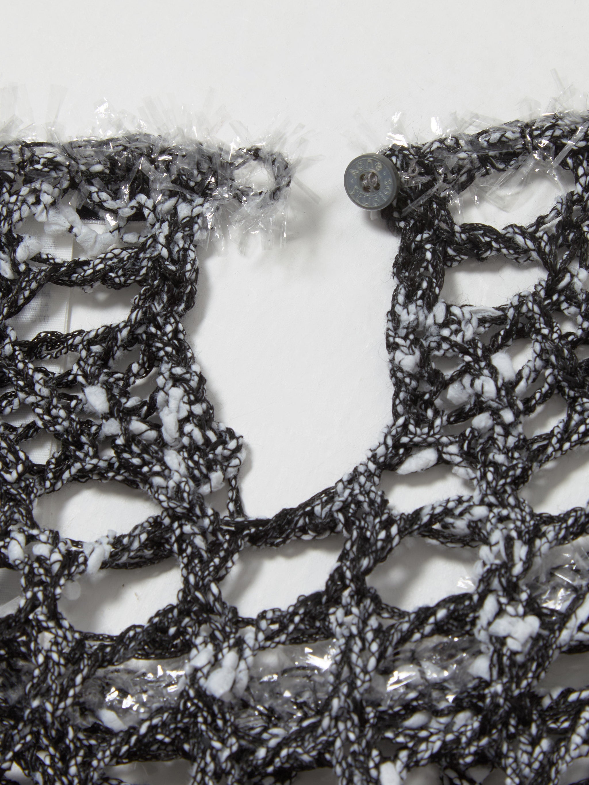 Crochet T-Shirt in Black