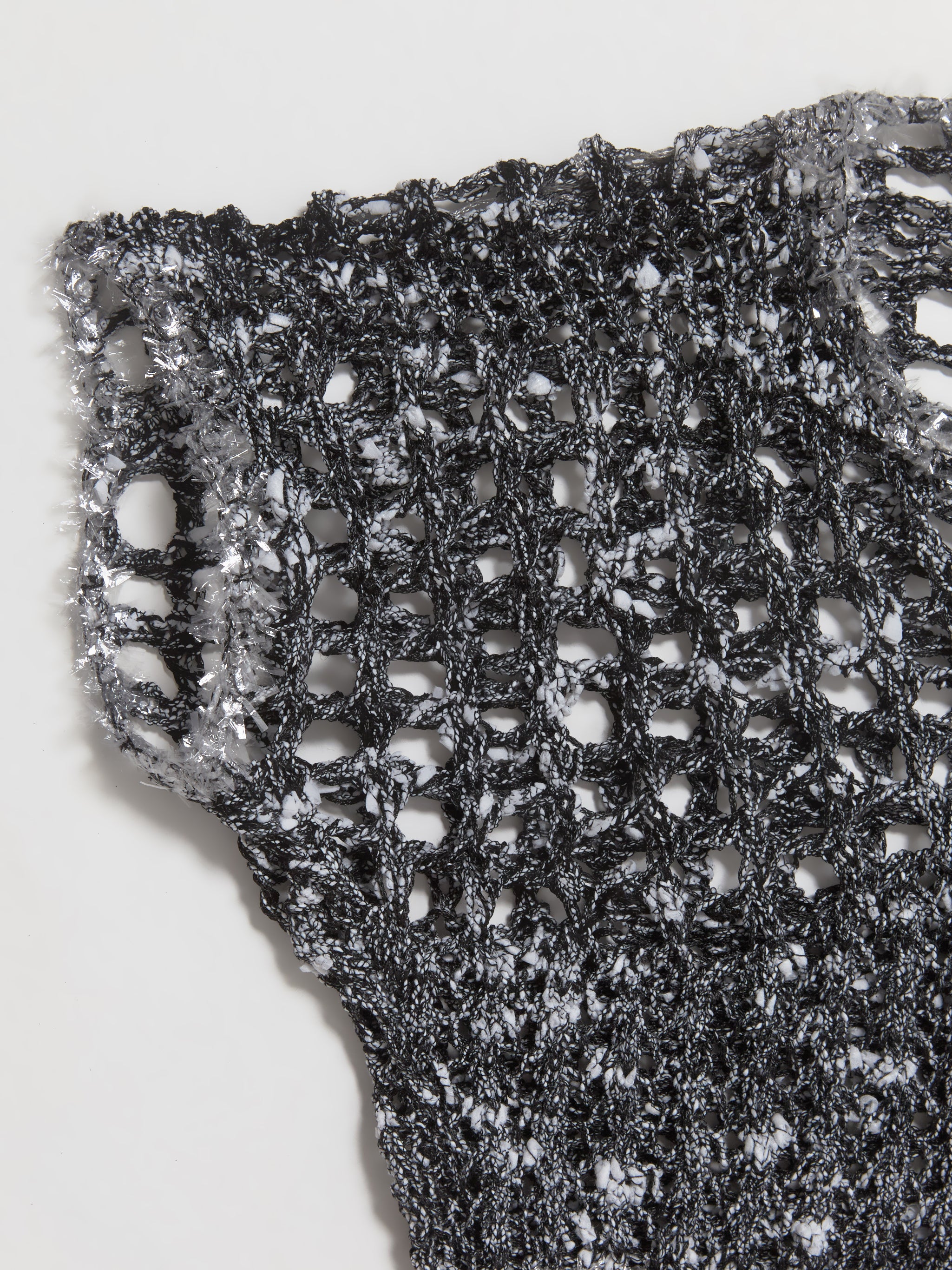 Crochet T-Shirt in Black