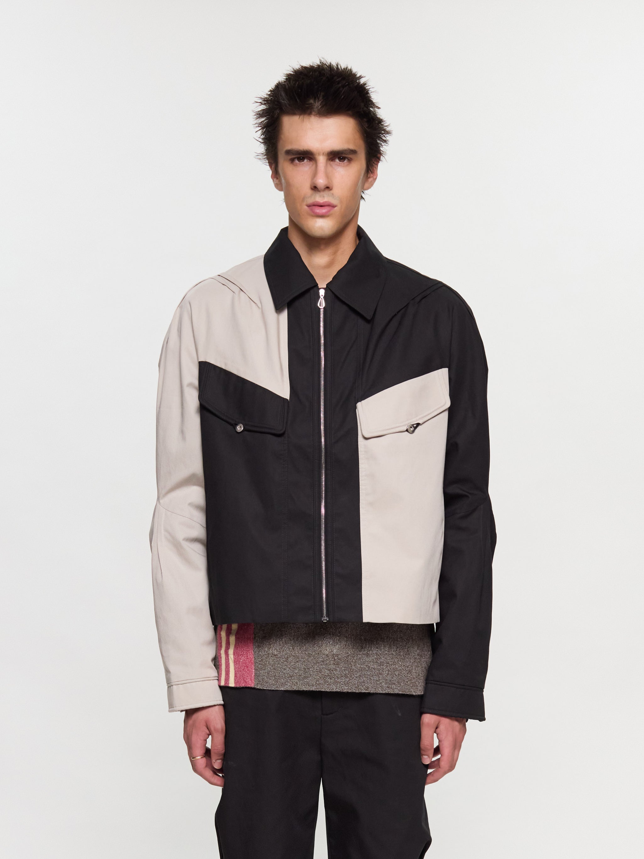 Alec K-Dart Blouson in Black Sable