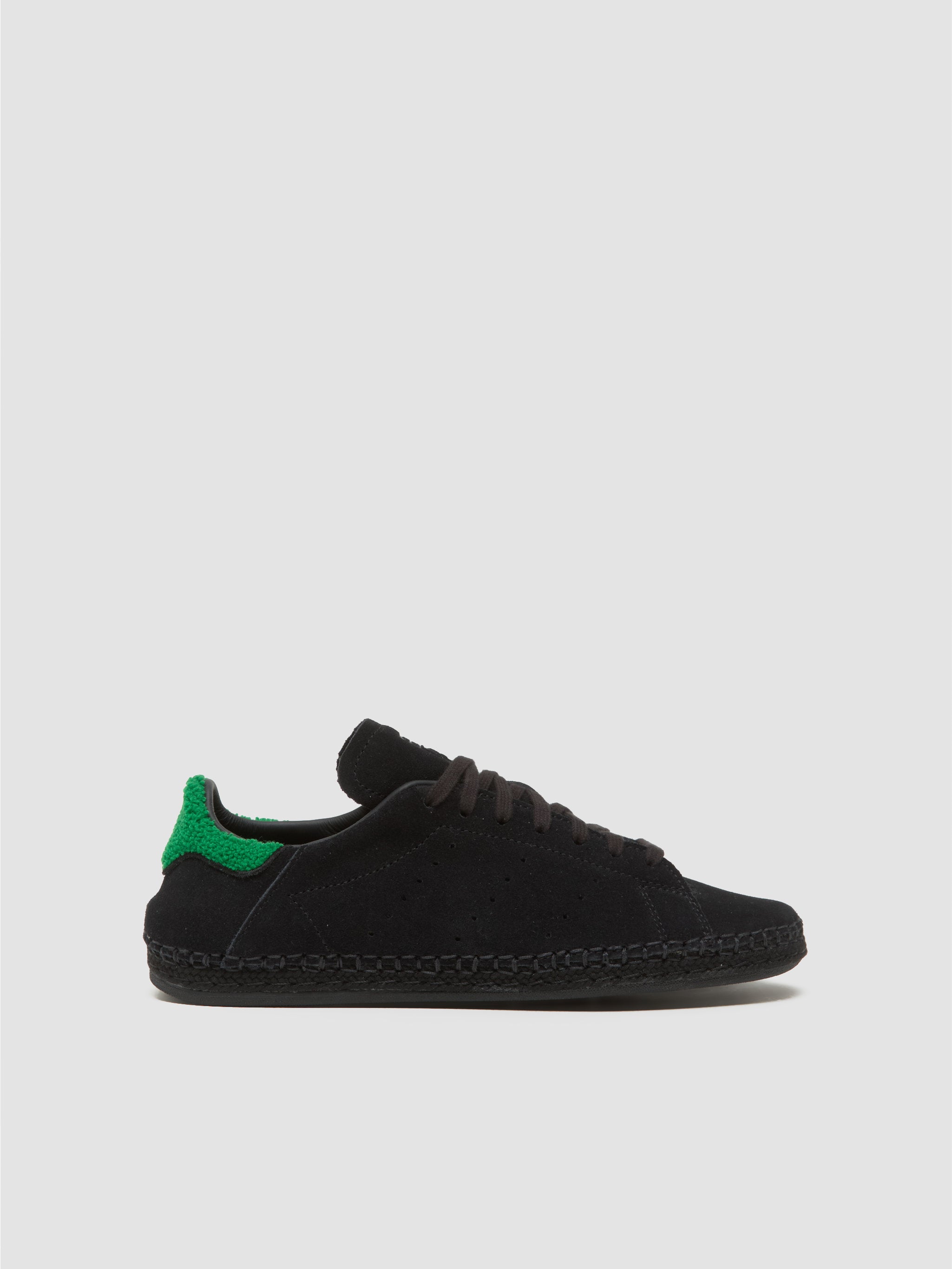 Adidas x CLOT Stan Smith Sneaker in Core Black Green JQ9227