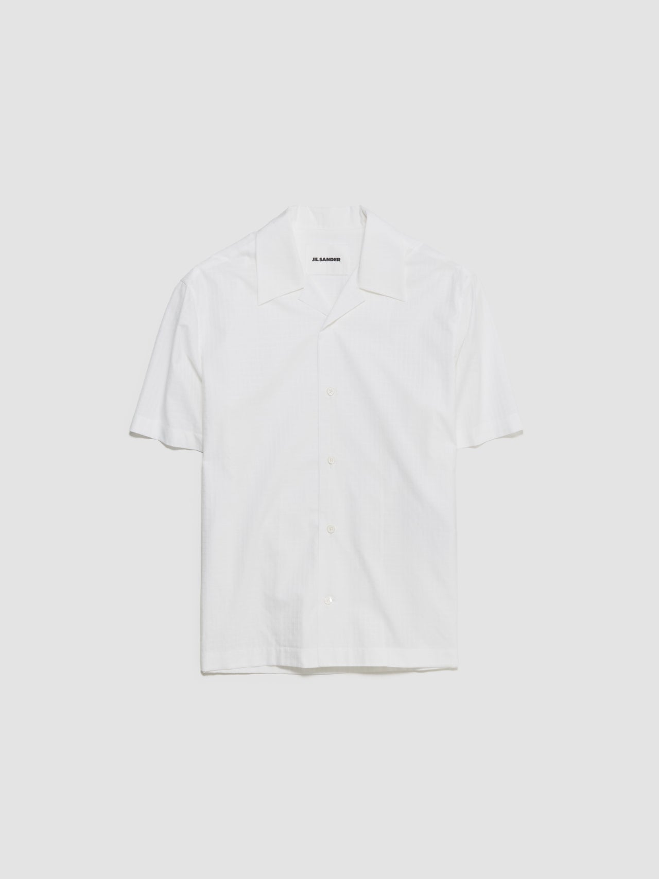 Cotton Poplin Shirt in Optic White