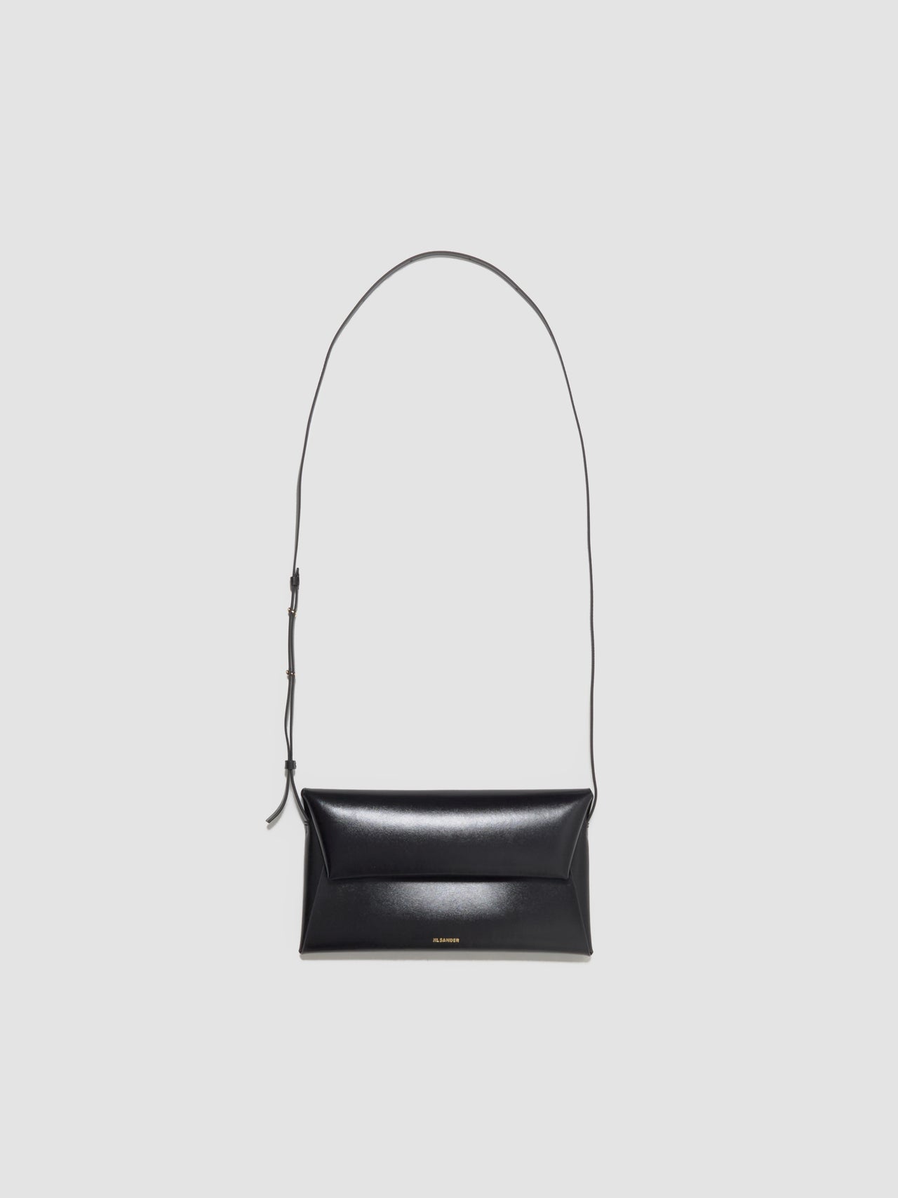 Folded Crossbody Small Bag in Black