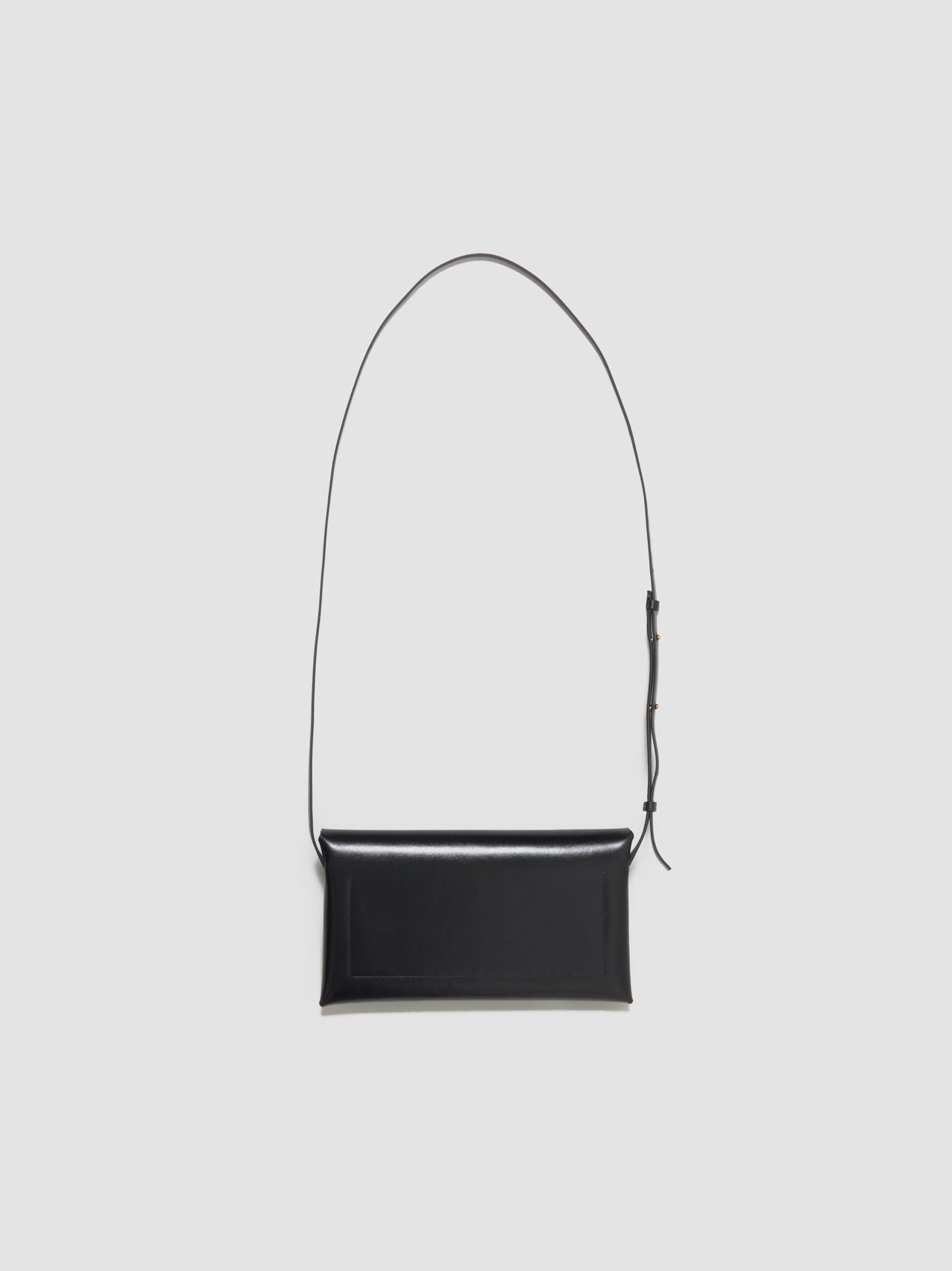Folded Crossbody Small Bag in Black