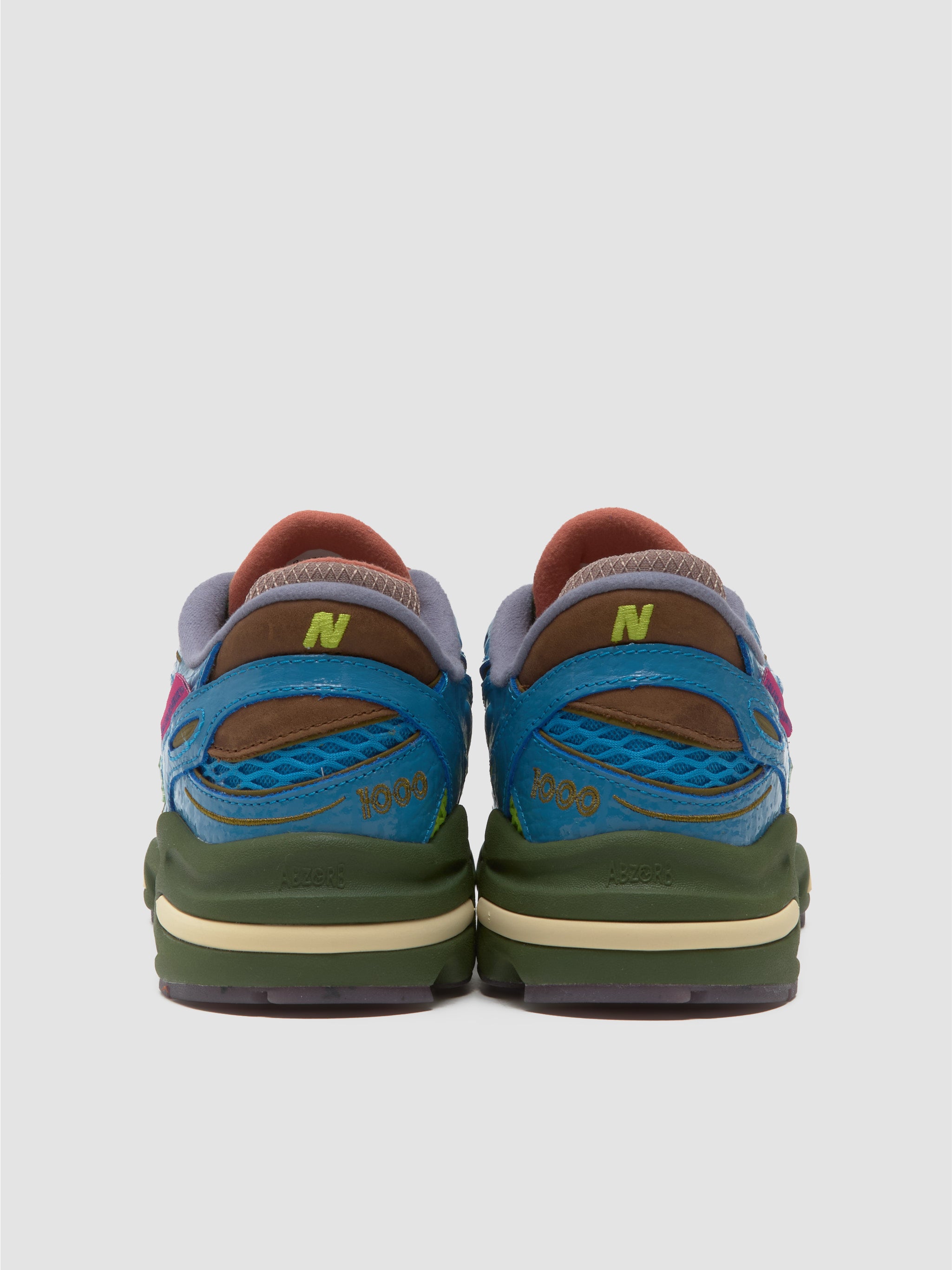 x Salehe Bembury M1000 Sneaker in Blue & Lime
