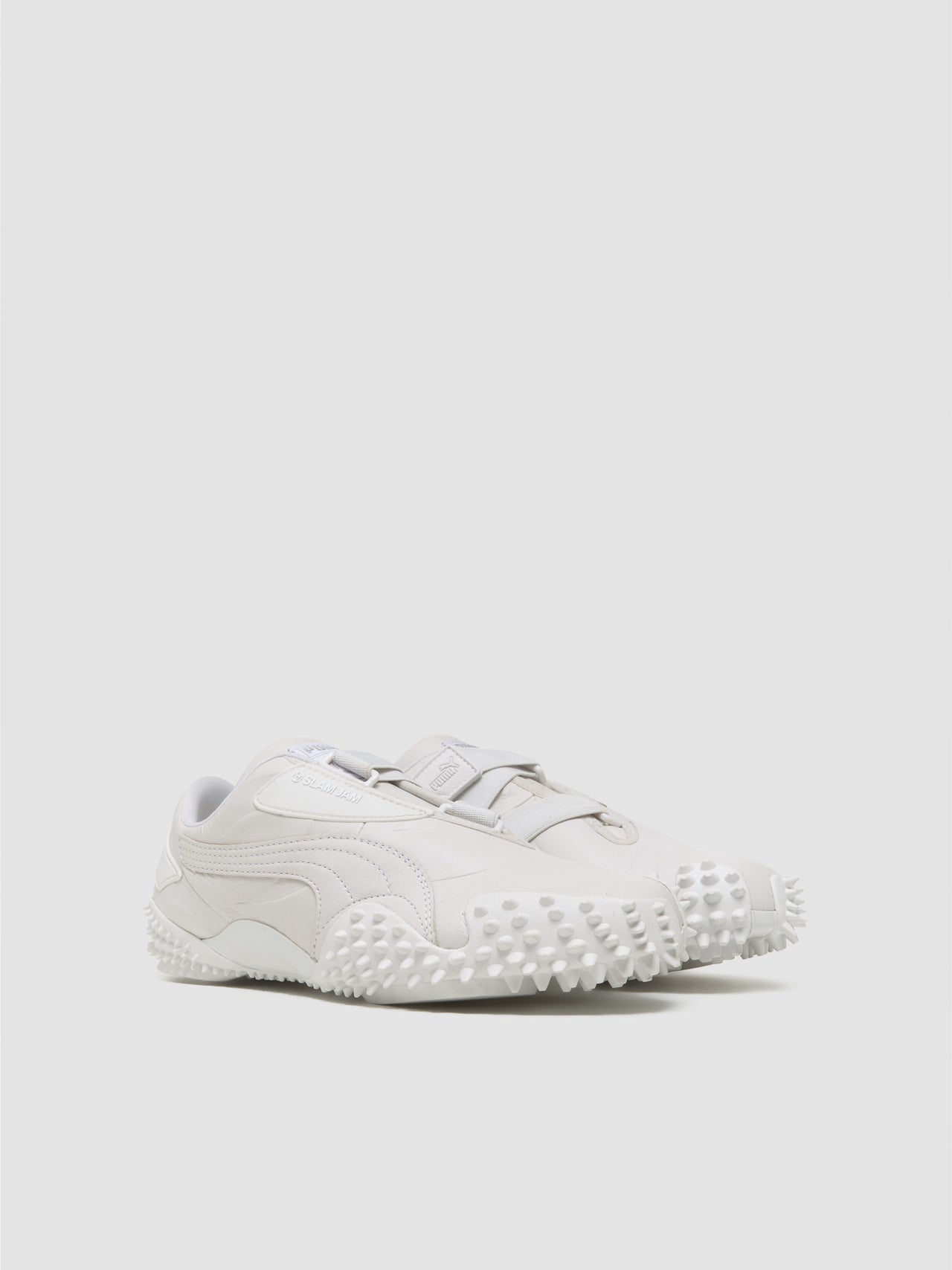 x Slam Jam Mostro Deboss Sneaker in White