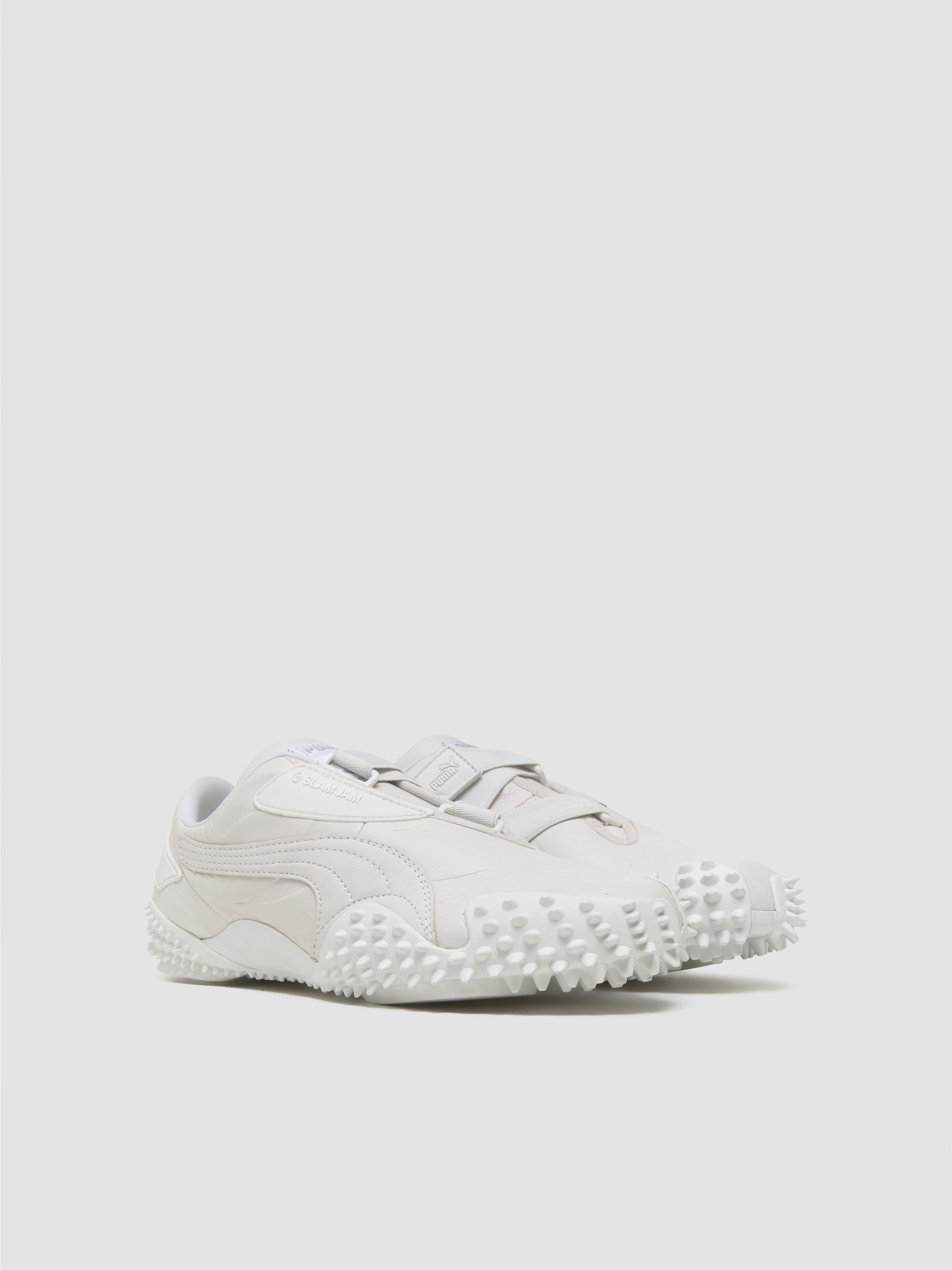 x Slam Jam Mostro Deboss Sneaker in White