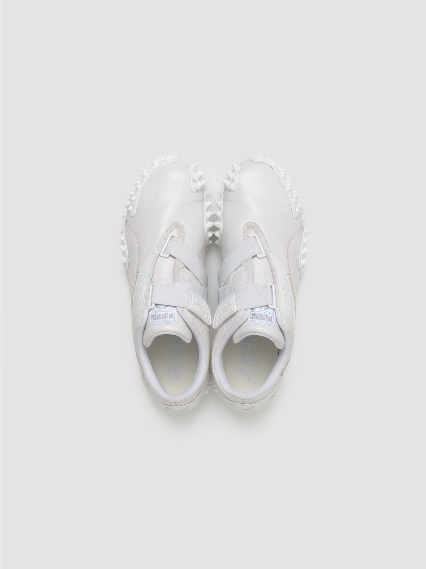 x Slam Jam Mostro Deboss Sneaker in White