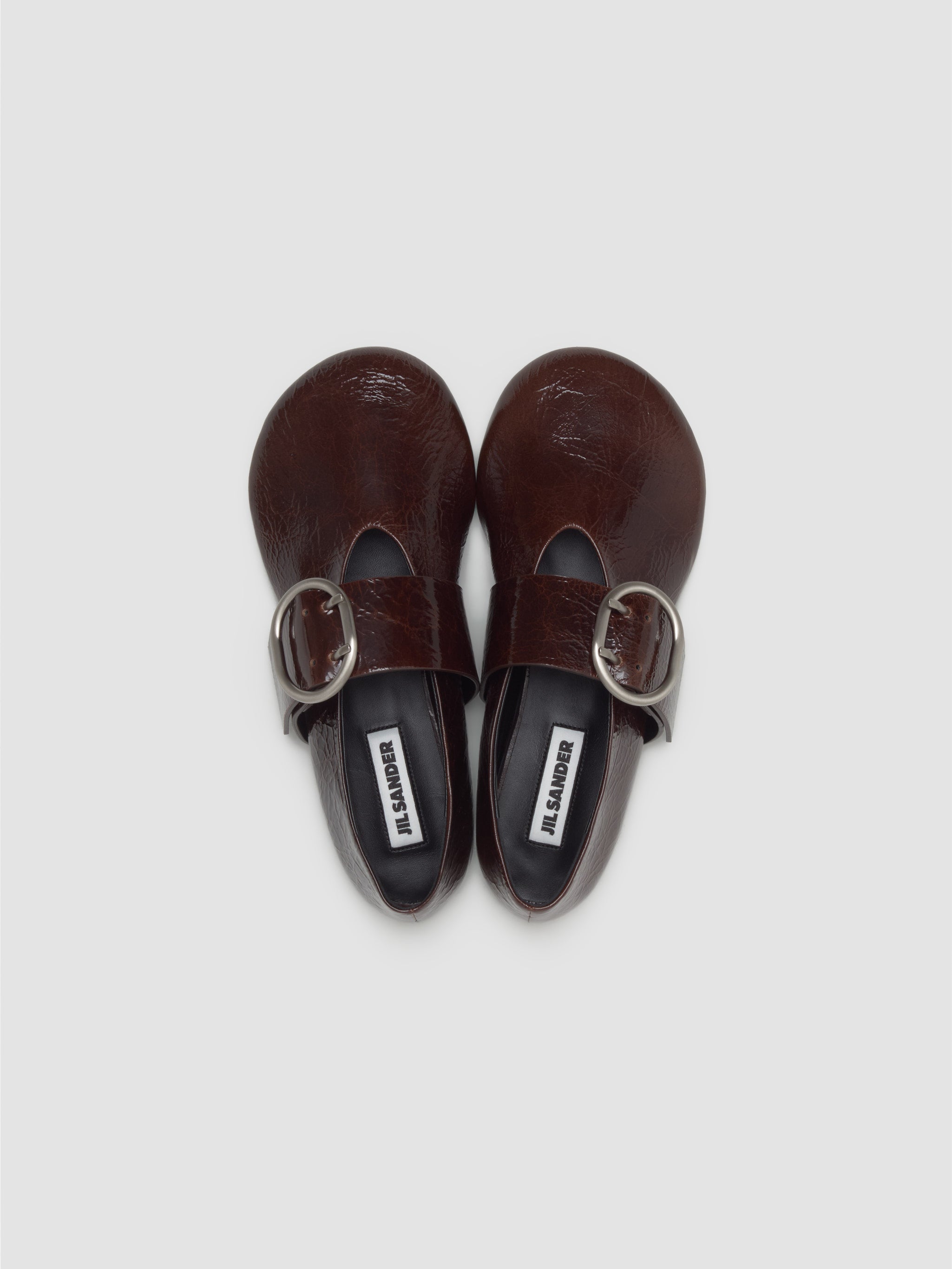 Ballerina Shoes in Dark Earth