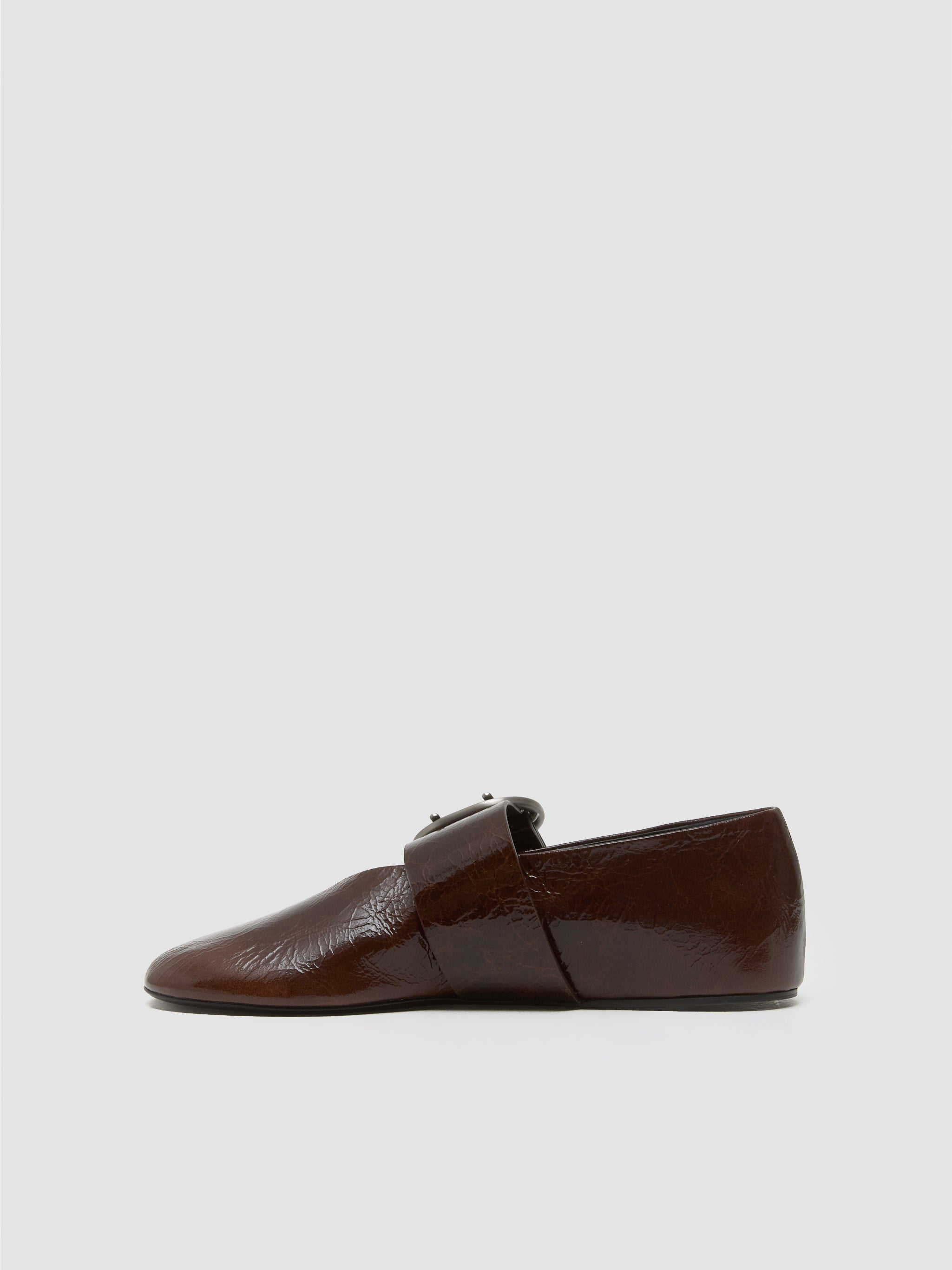 Ballerina Shoes in Dark Earth