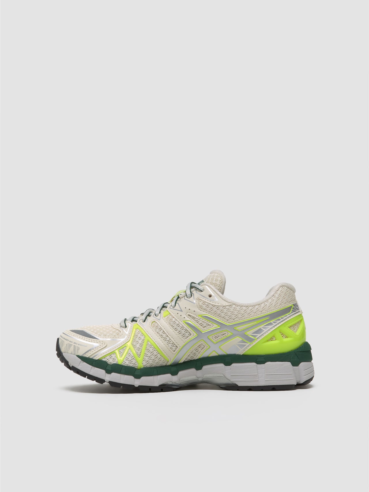 GEL-KAYANO 20 Sneaker in Cream & Pure Silver