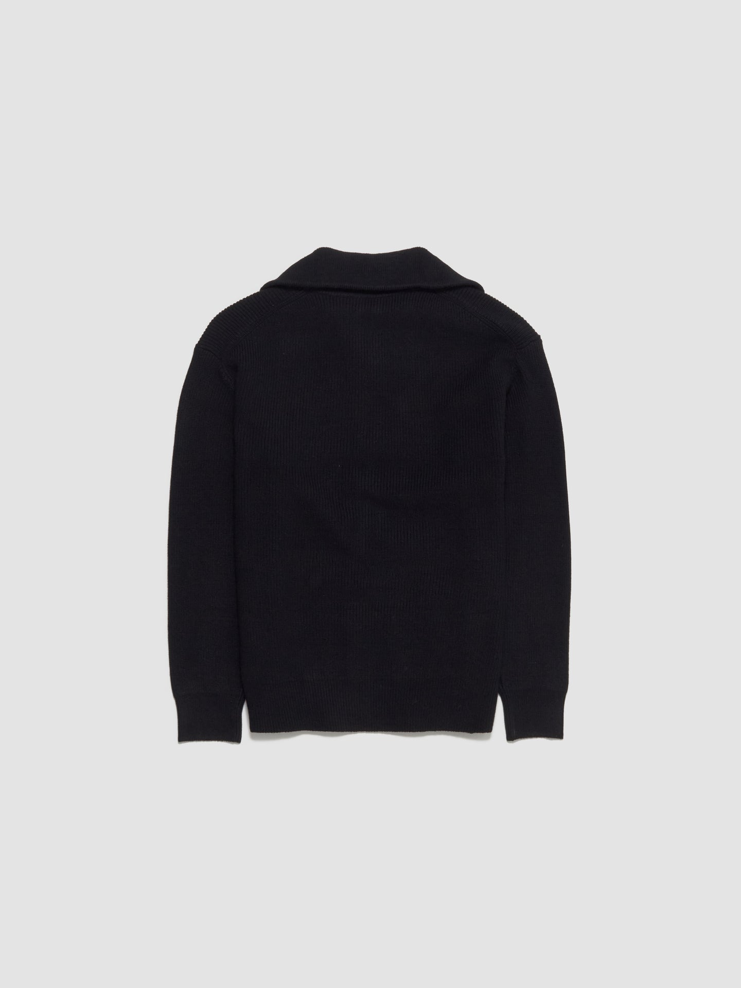 Half Zip Jumper in Black