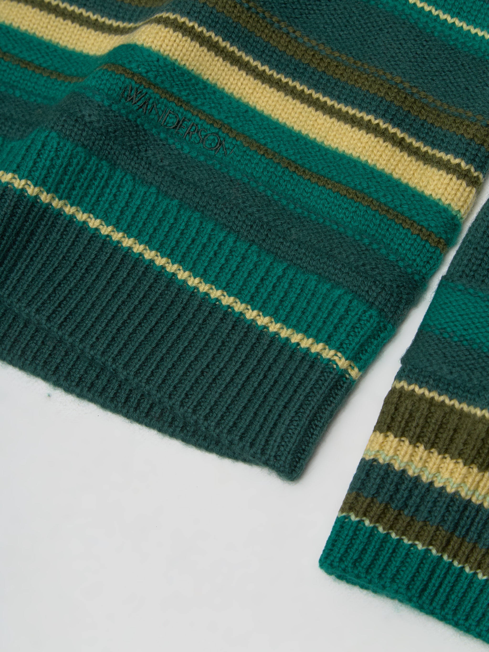 Multi Stripe Jumper in Green