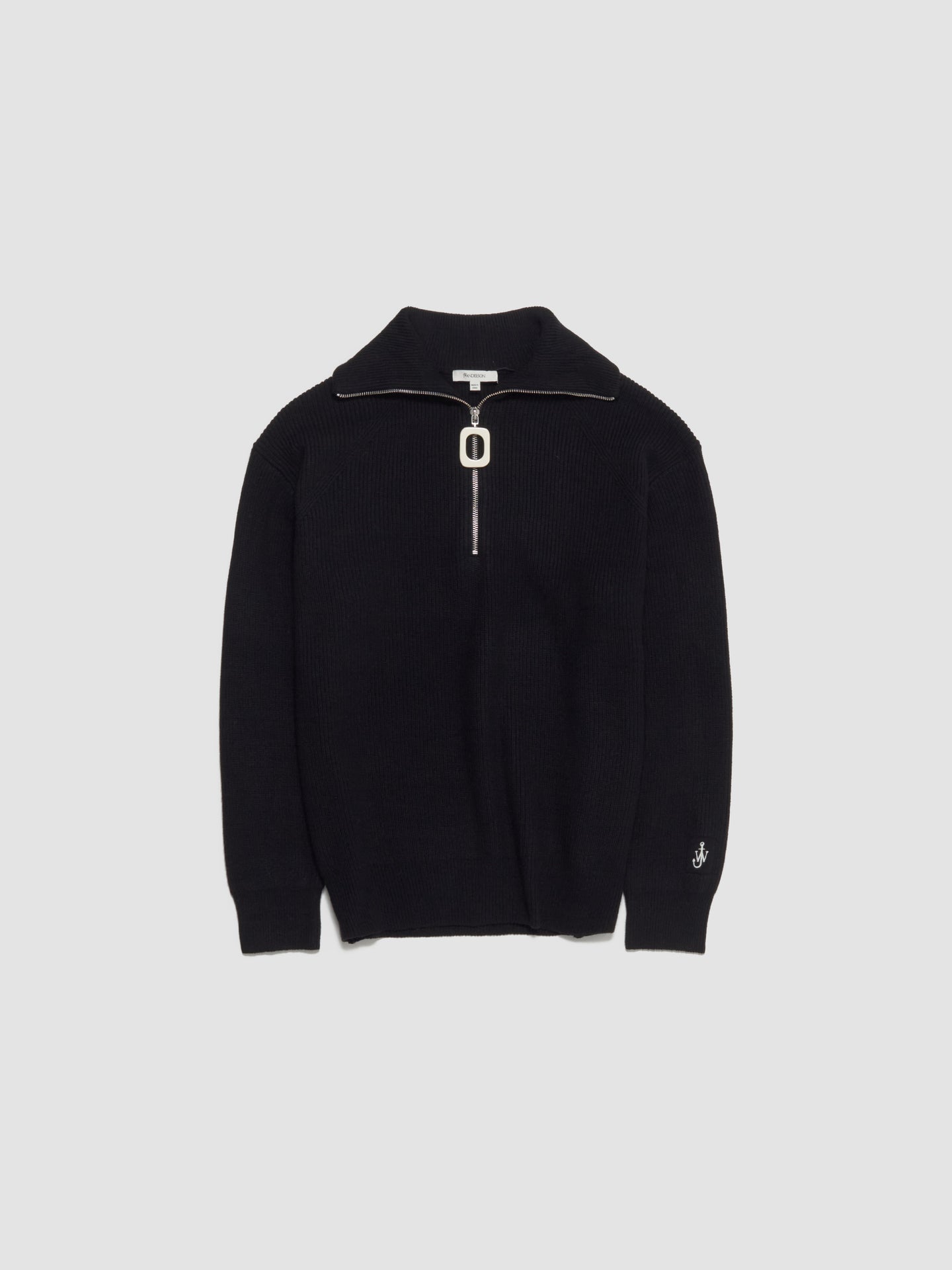 Half Zip Jumper in Black