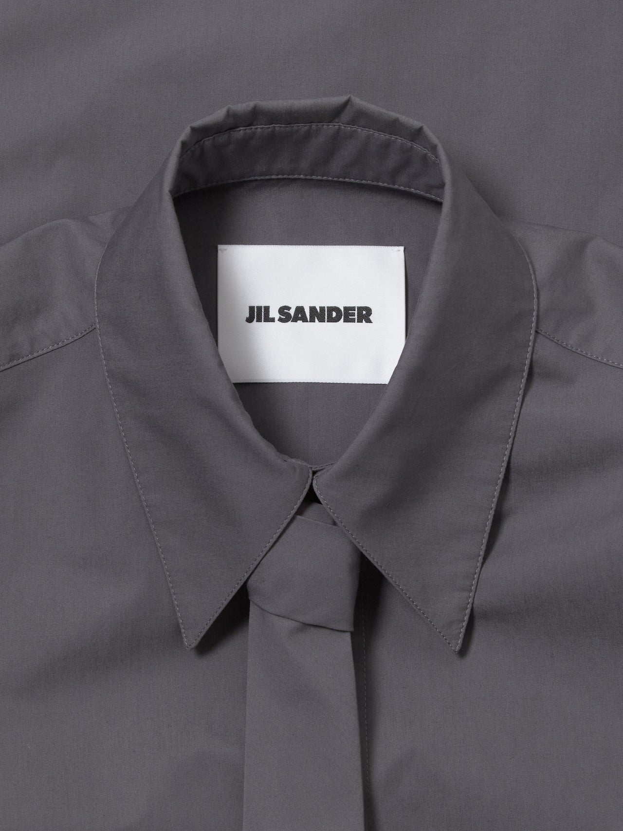 Shirt with Tie in Fog