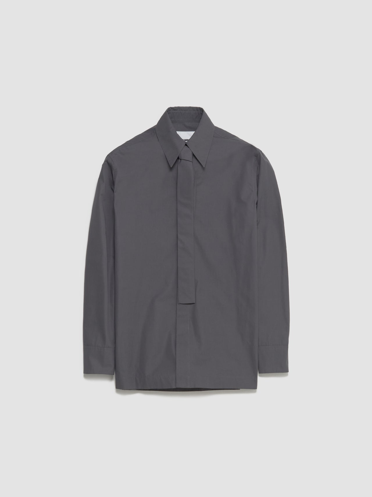 Shirt with Tie in Fog