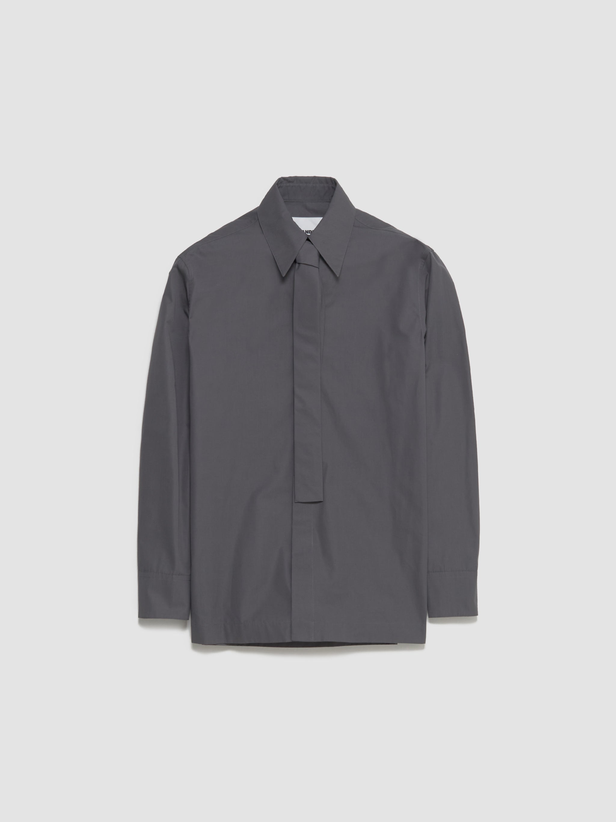 Shirt with Tie in Fog