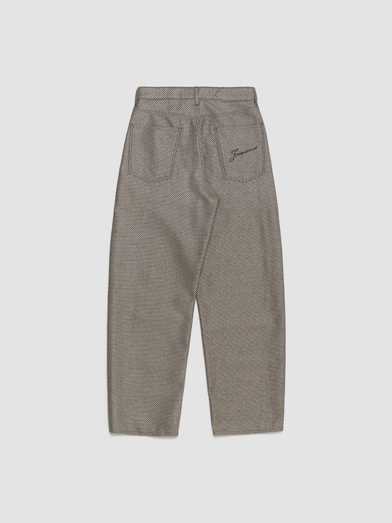 Le De-Nimes Mirada Pants in Cream & Navy