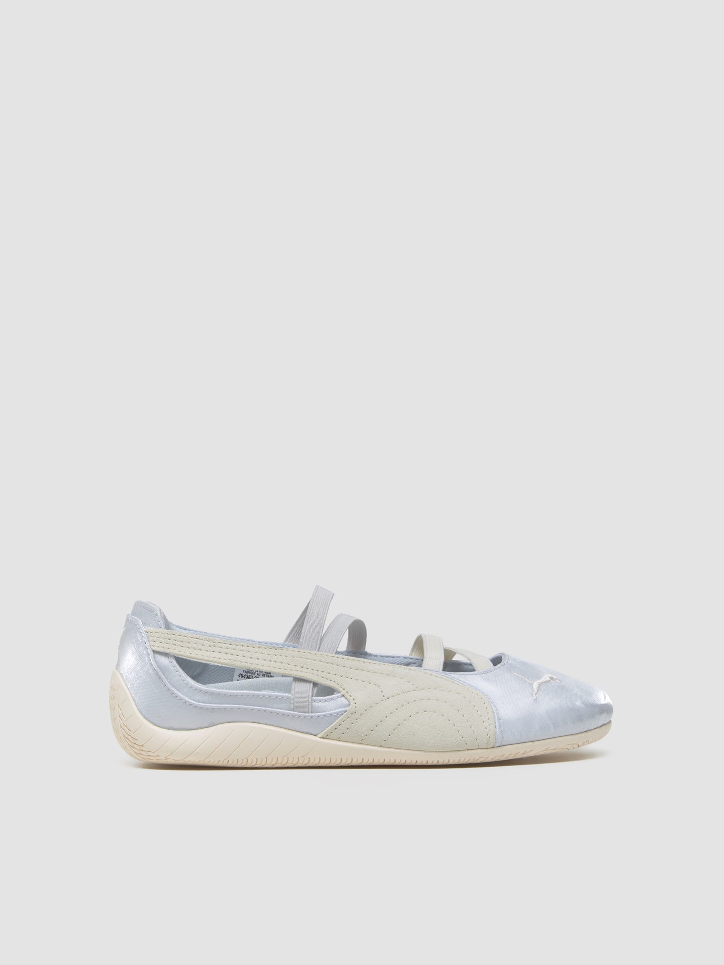 WMNS Speedcat Ballet Satin Sneaker in Silver Mist & Warm White