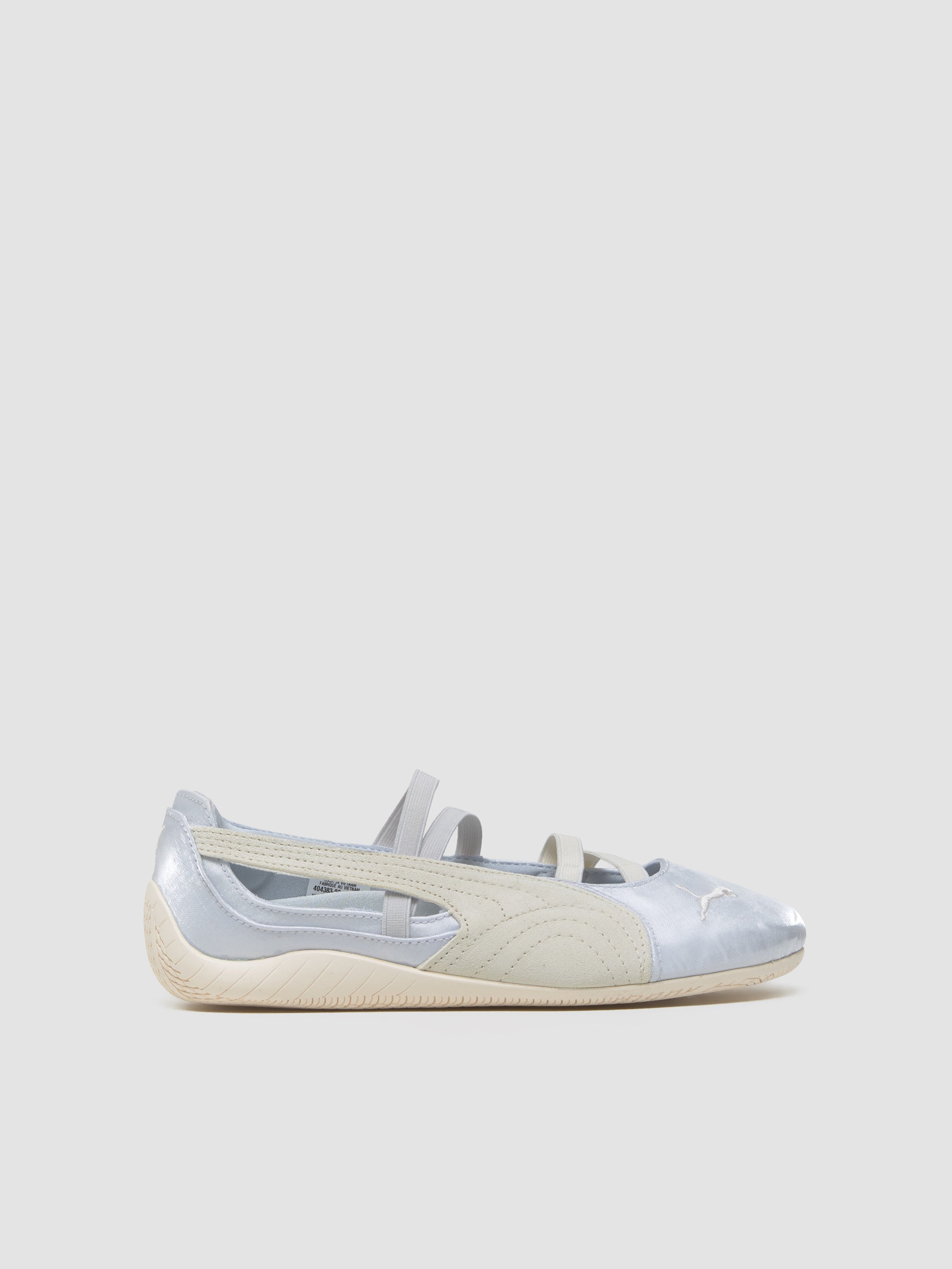 WMNS Speedcat Ballet Satin Sneaker in Silver Mist & Warm White