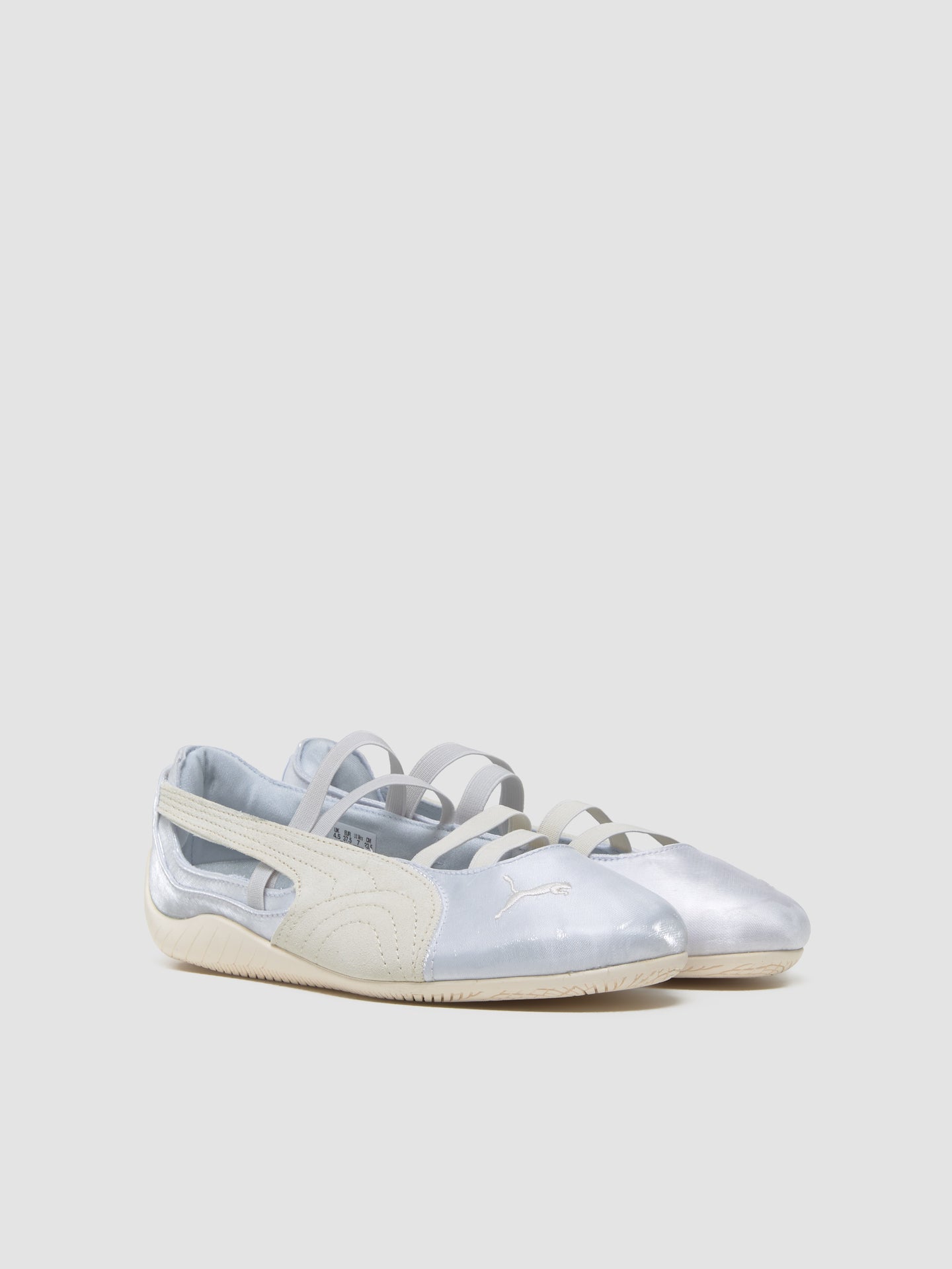 WMNS Speedcat Ballet Satin Sneaker in Silver Mist & Warm White