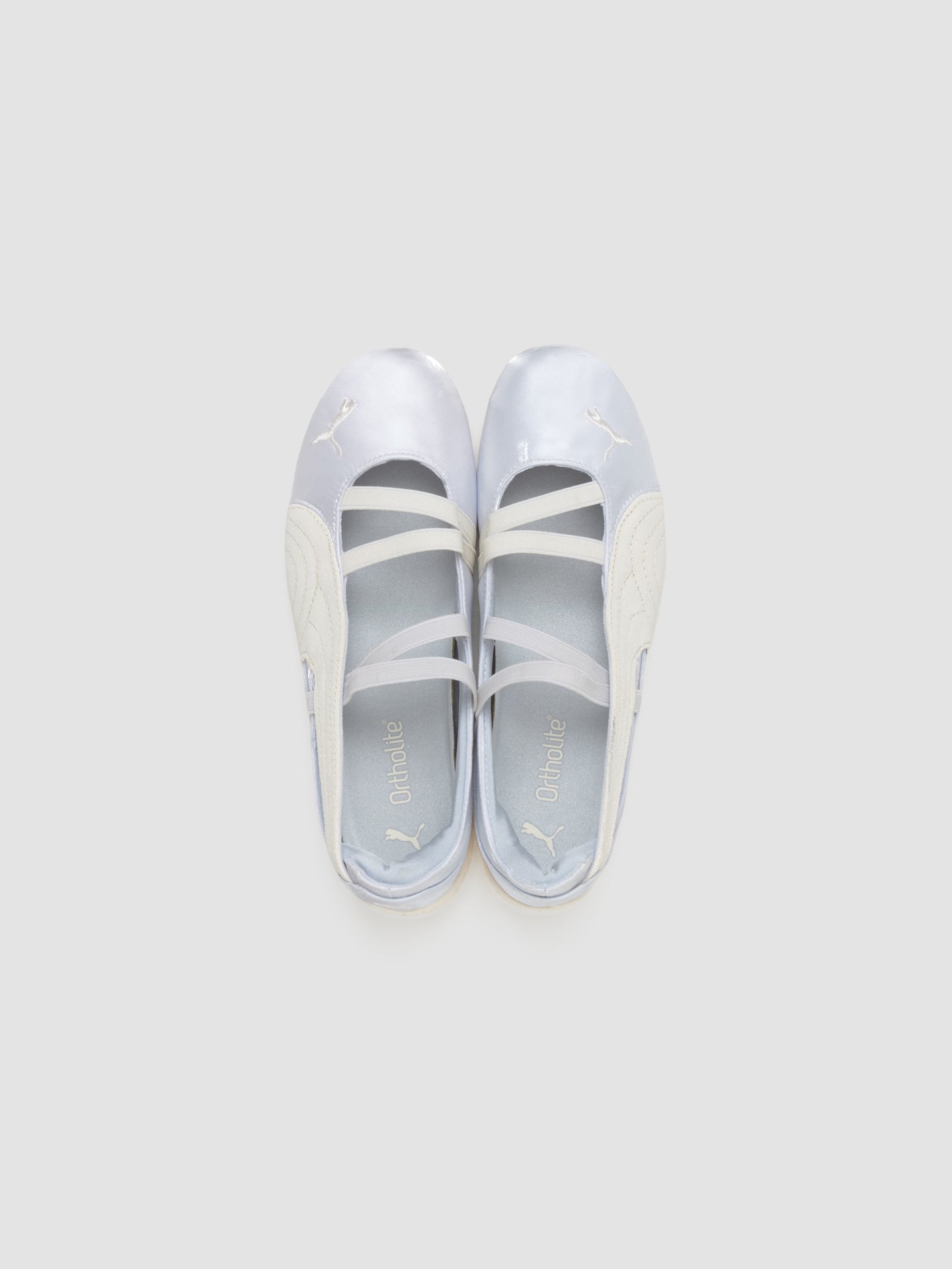 WMNS Speedcat Ballet Satin Sneaker in Silver Mist & Warm White