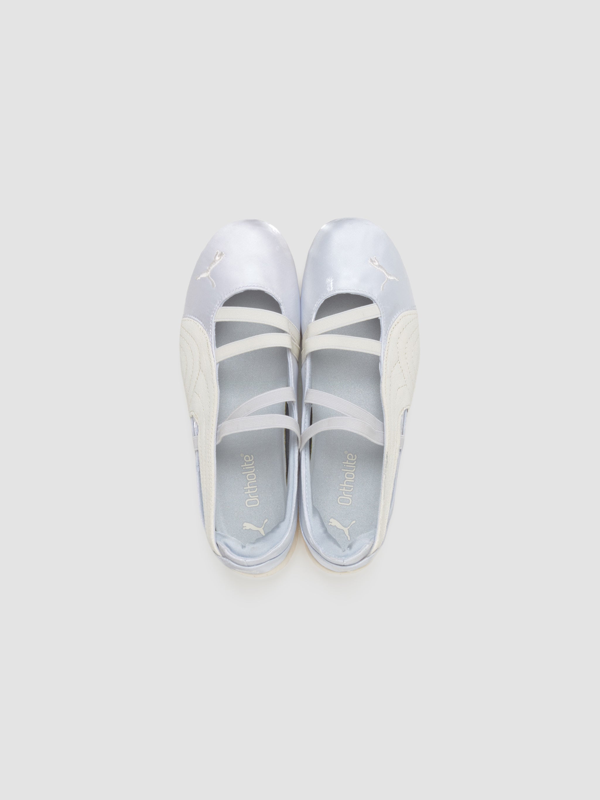 WMNS Speedcat Ballet Satin Sneaker in Silver Mist & Warm White