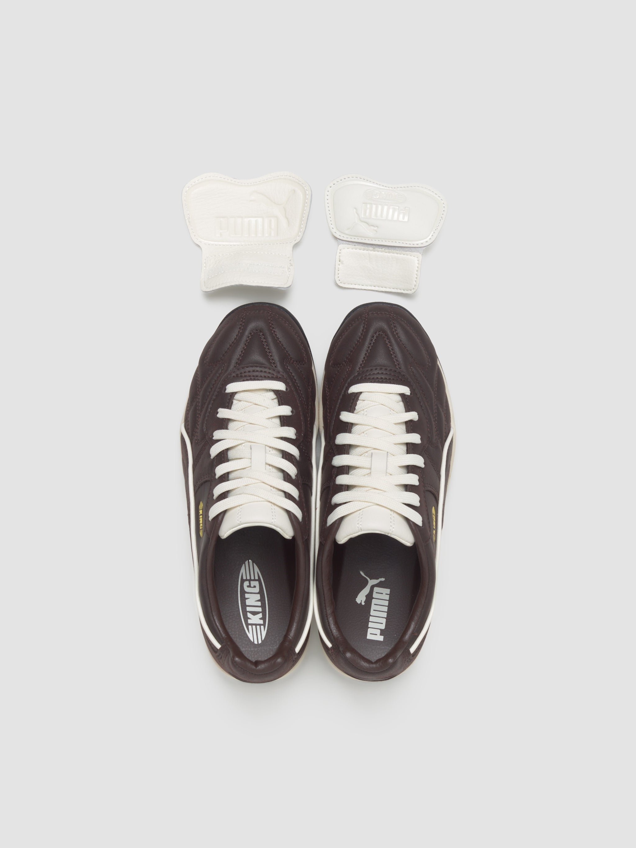 King Indoor Premium Sneaker in Dark Chocolate & Warm White