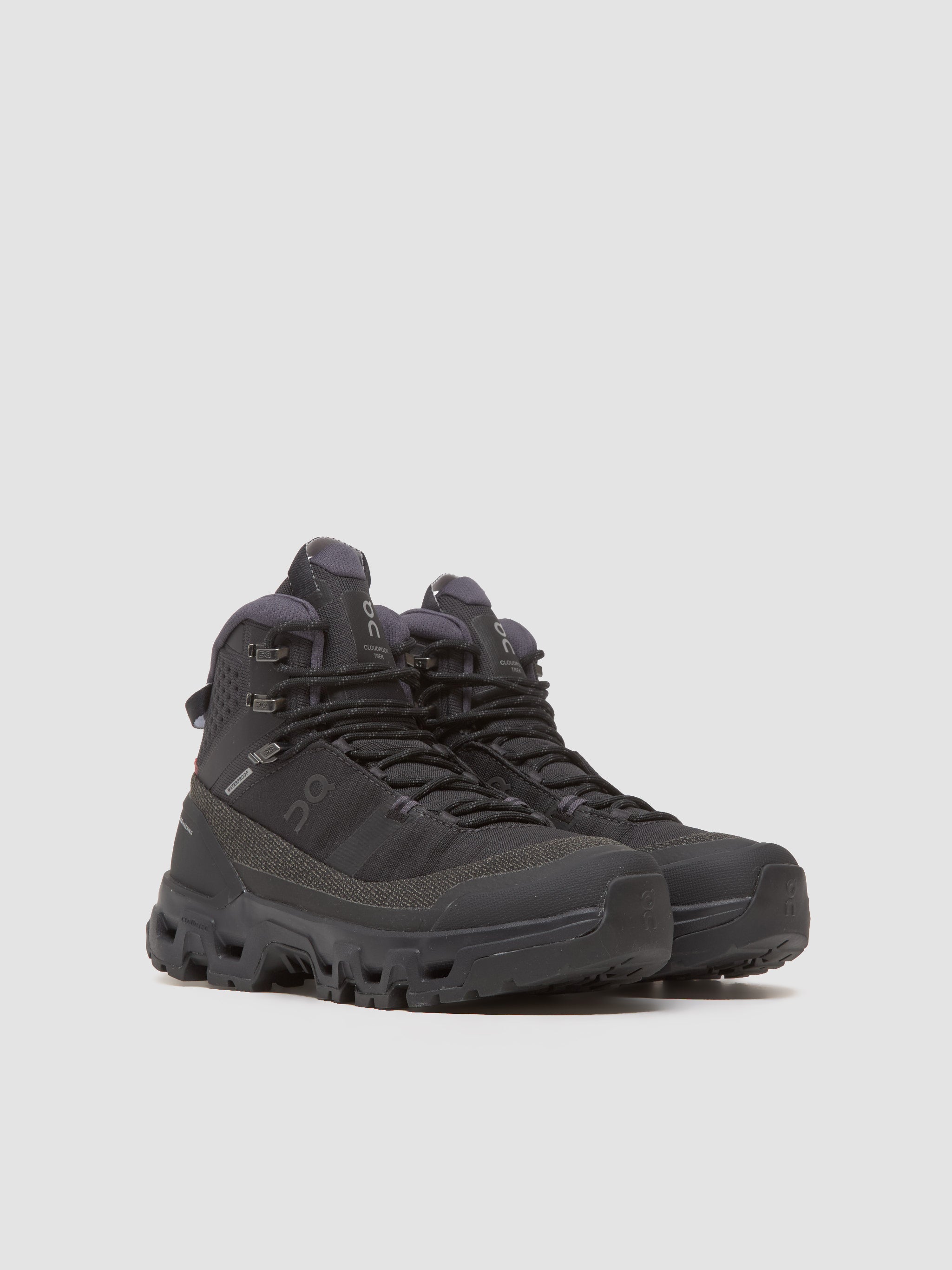Men's Cloudrock Trek Waterproof Sneaker in Black