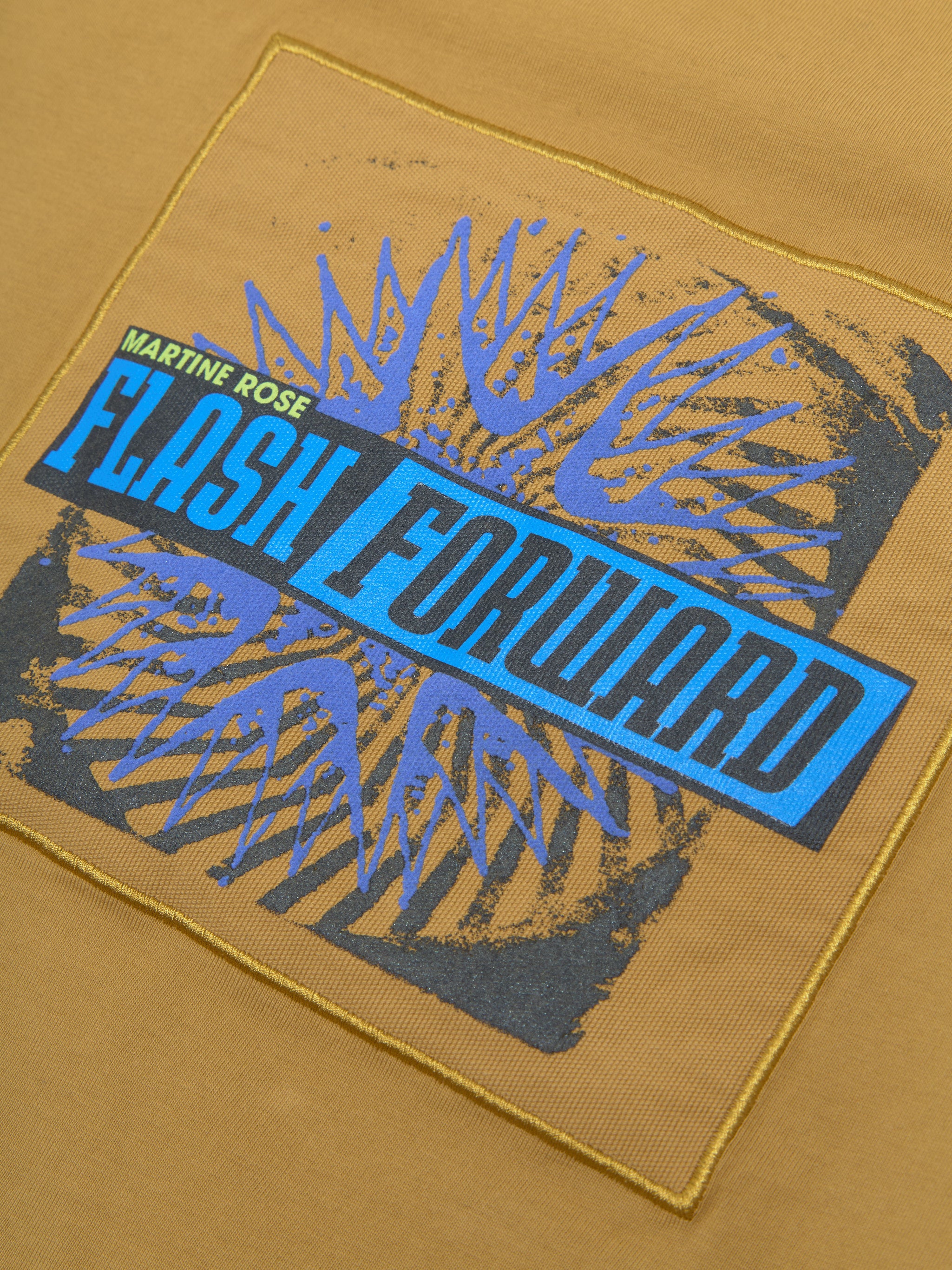 Shrunken T-Shirt in Brown Turmeric