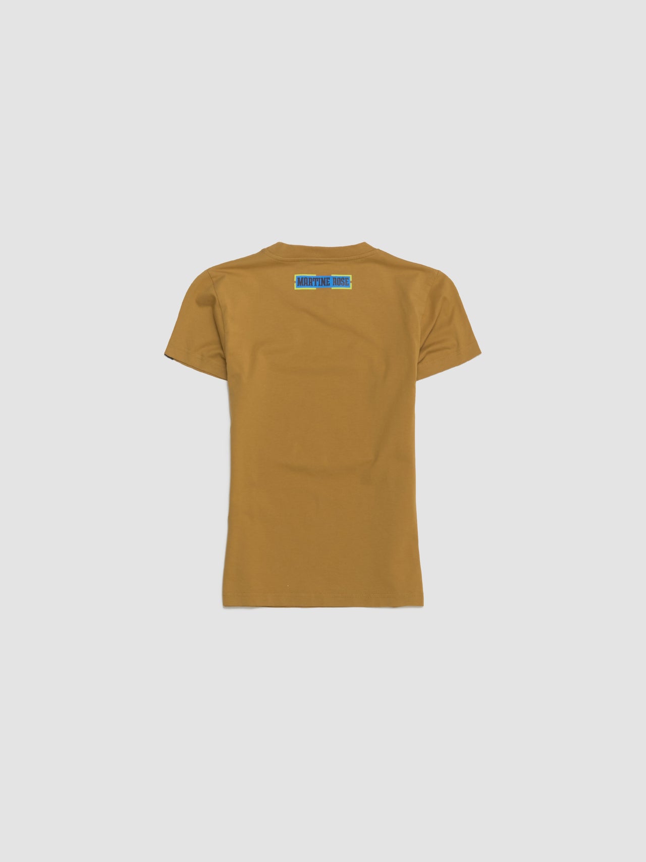 Shrunken T-Shirt in Brown Turmeric