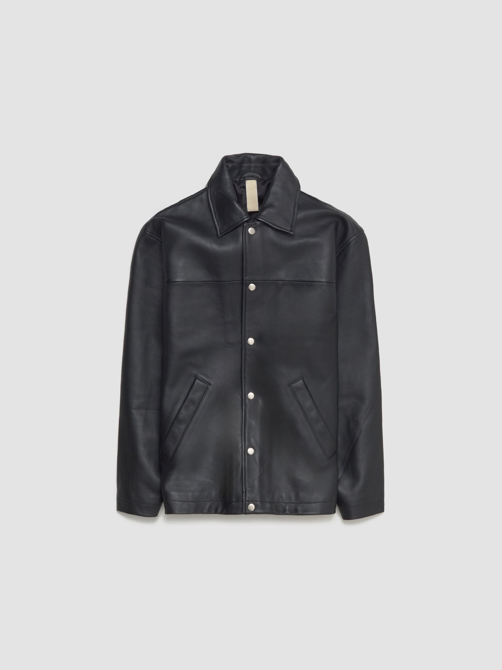 Coach Leather Jacket in Black