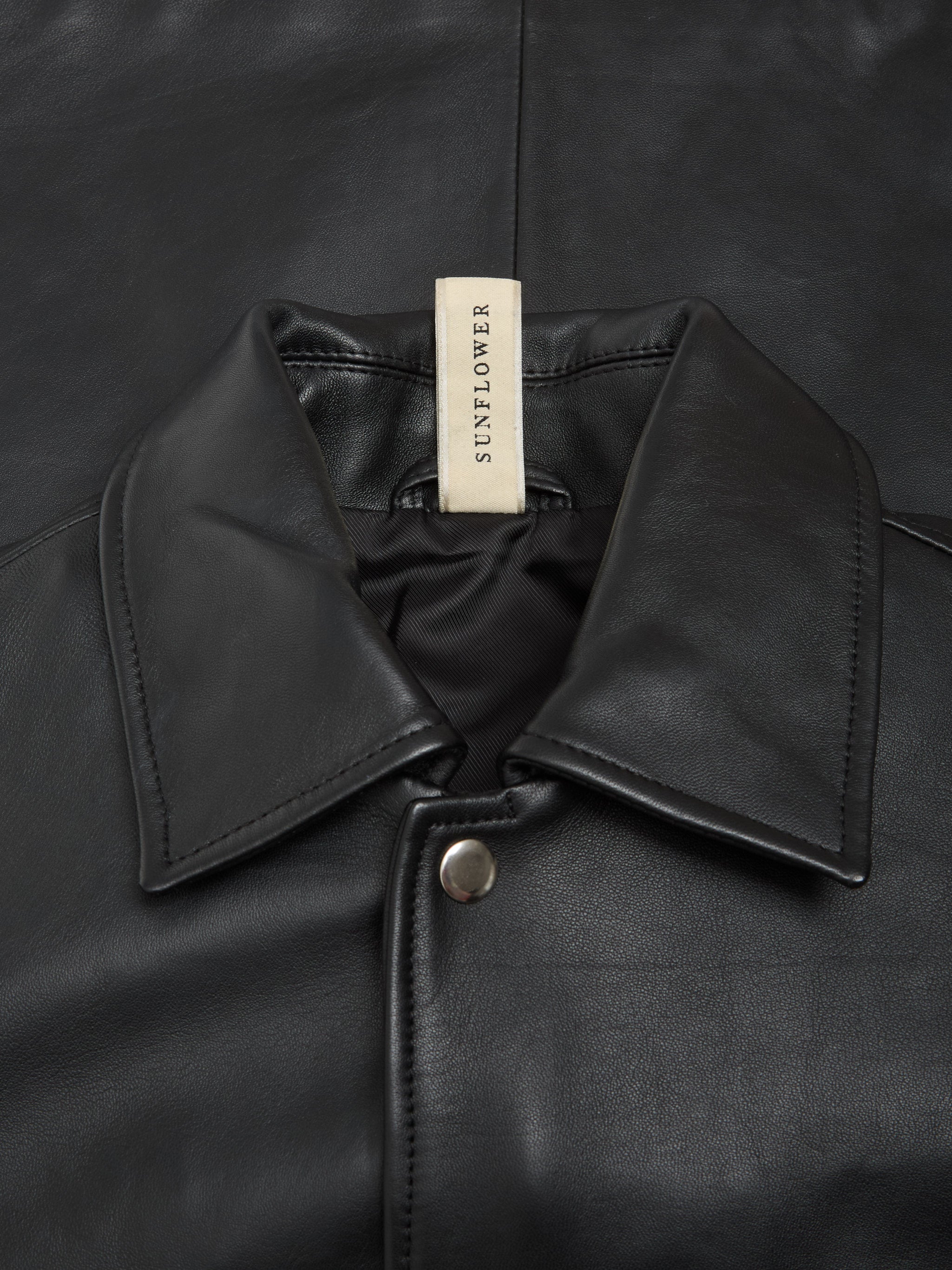 Coach Leather Jacket in Black