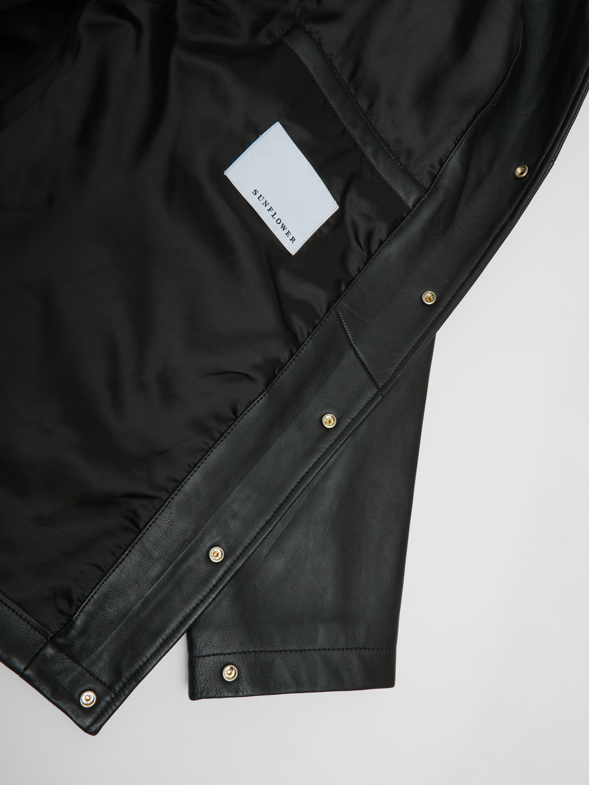 Coach Leather Jacket in Black