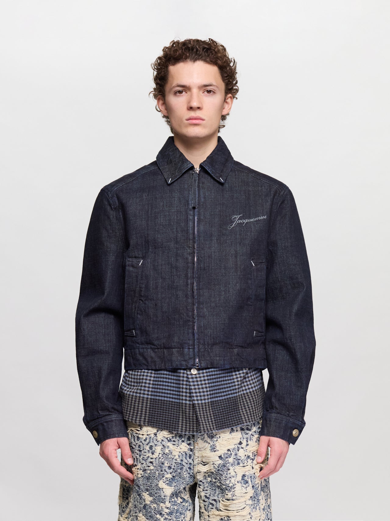 La Veste De-Nimes Canevas in Navy