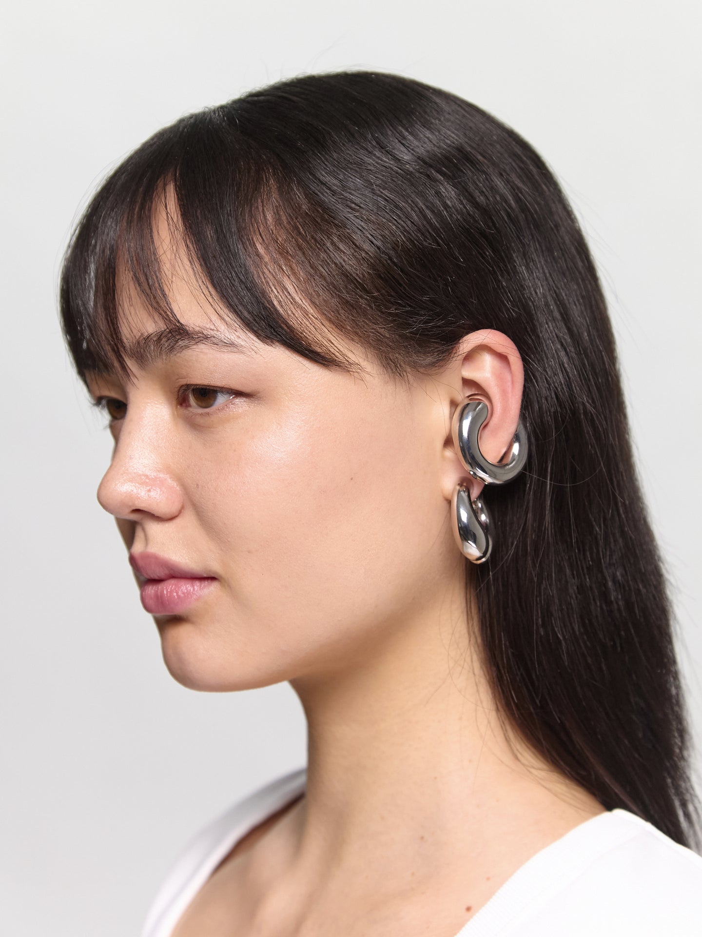 Pistil Ear Set in Silver