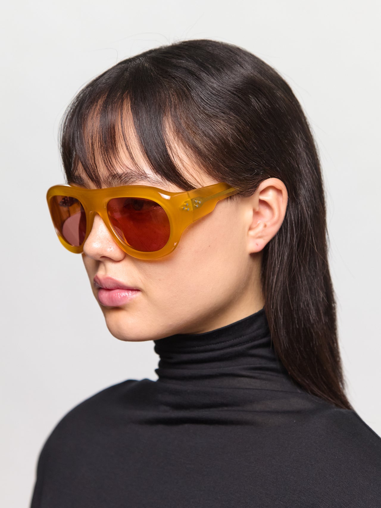Zia Sunglasses in Manuka Honey with Tobacco Lenses
