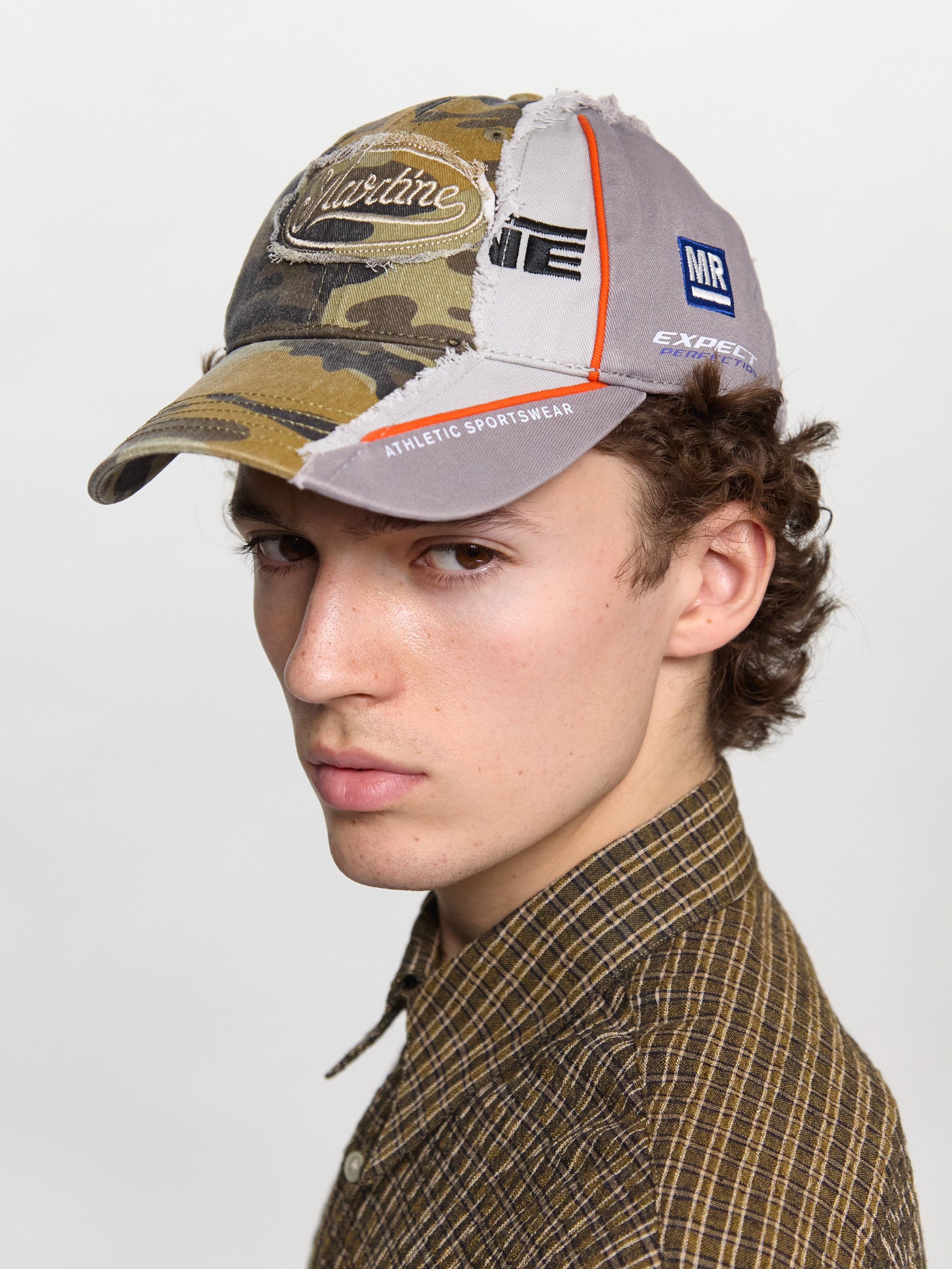 Collage Cap in Green