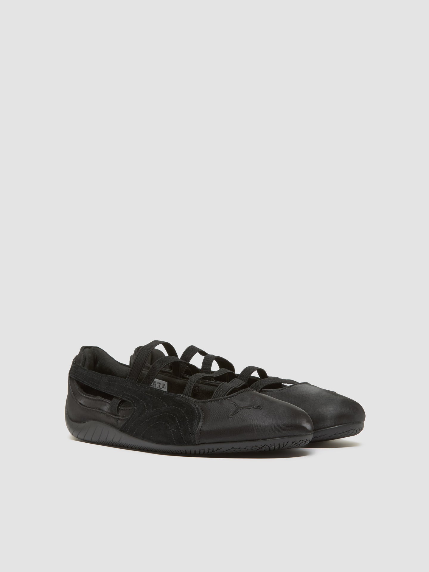 WMNS Speedcat Ballet Satin Sneaker in Black & Cool Dark Gray