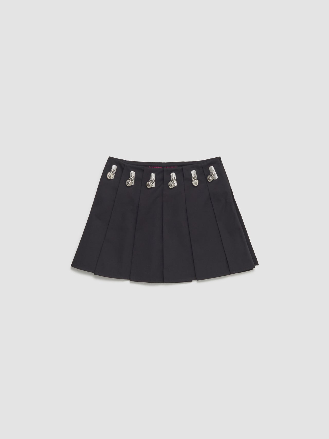 Ladyheath Pleated Mini Skirt in Black