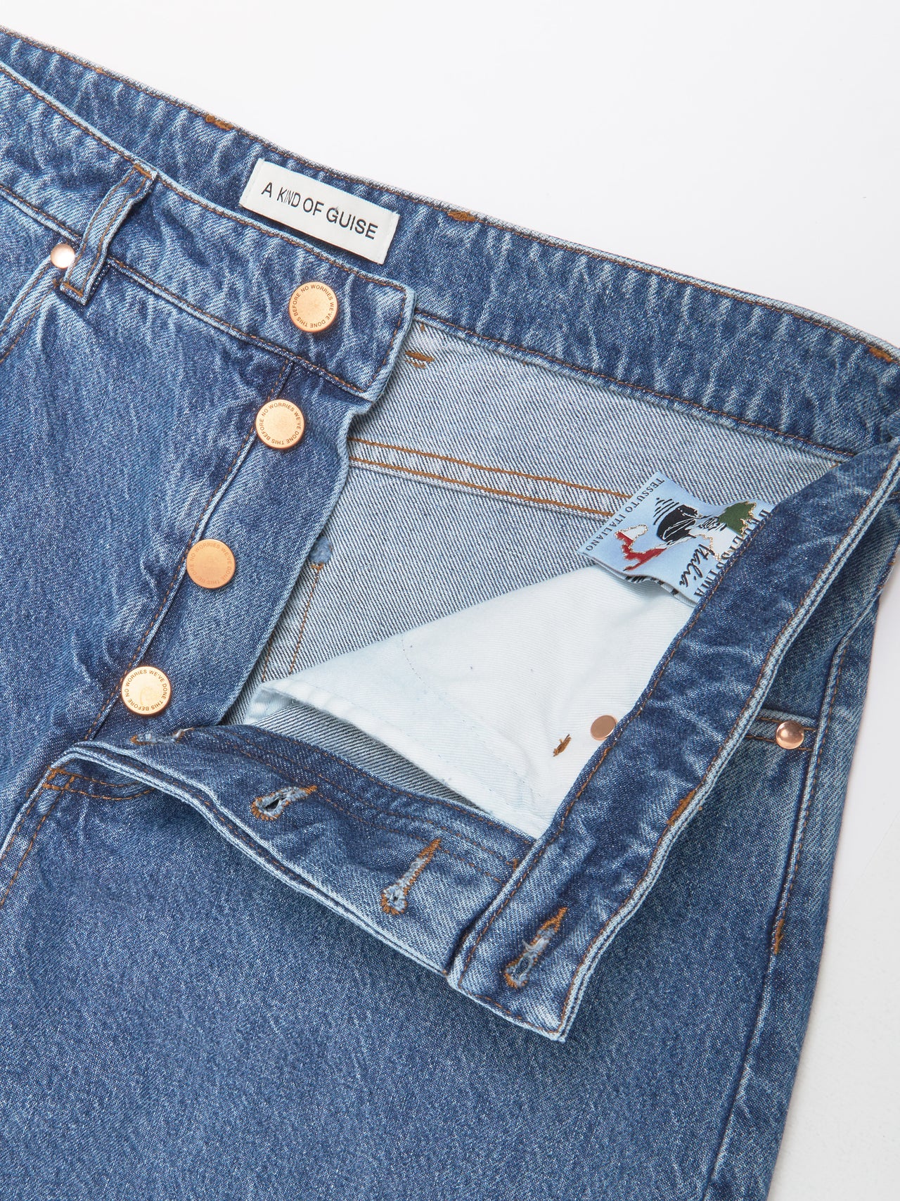 Beto Wide Jeans in Indigo Denim