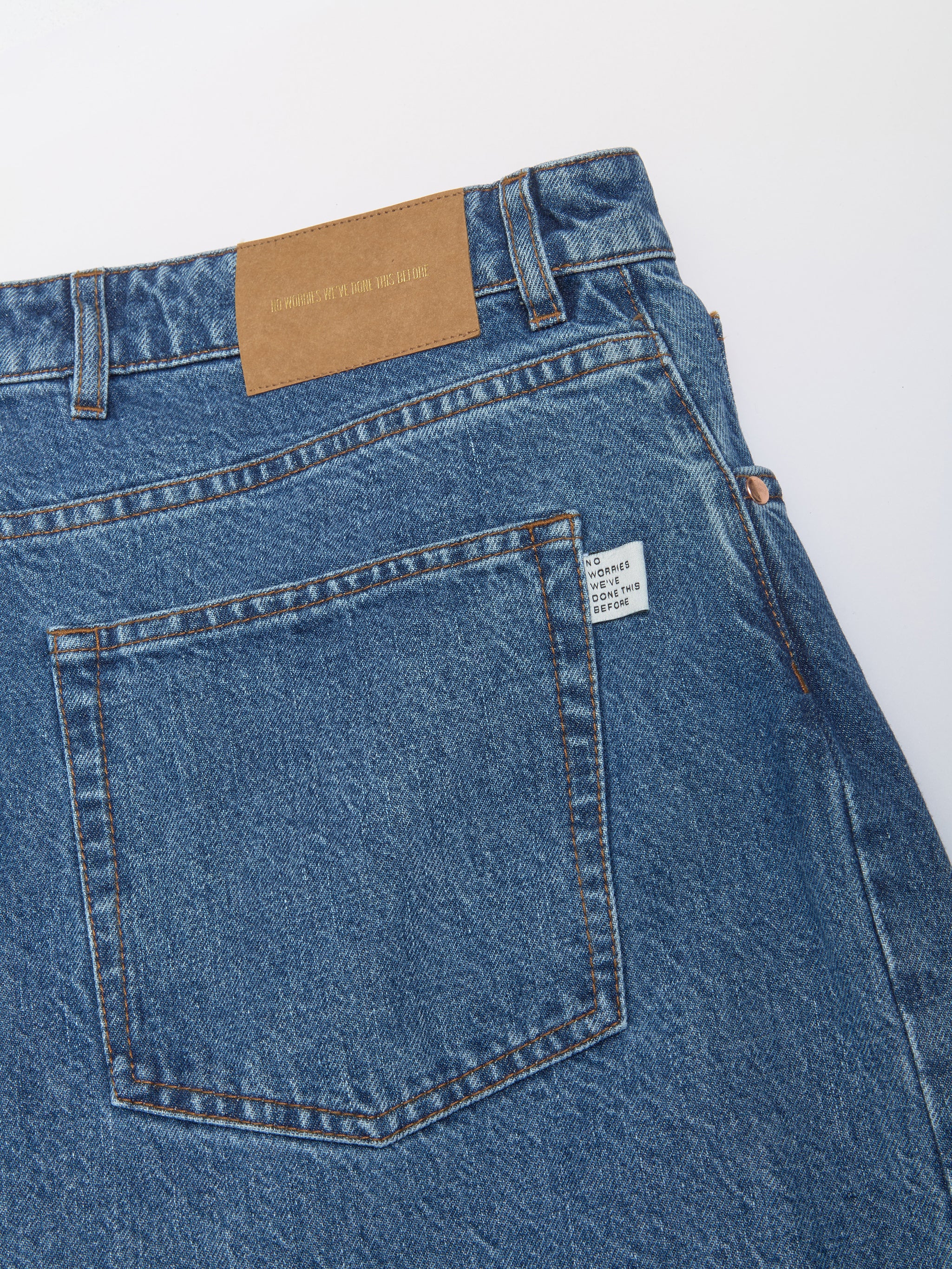 Beto Wide Jeans in Indigo Denim