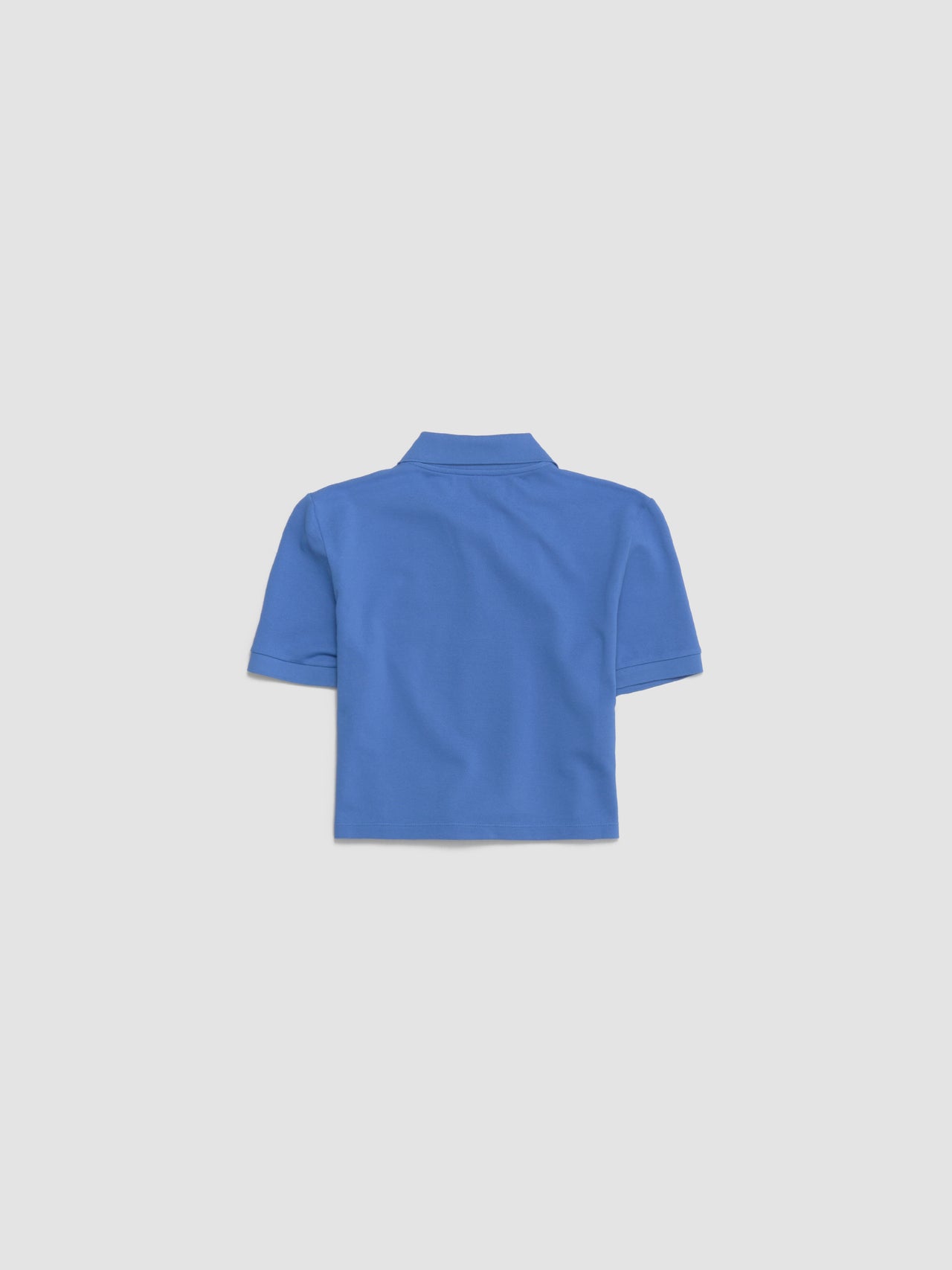 Cotton Piqué Polo Shirt in Lavender Blue