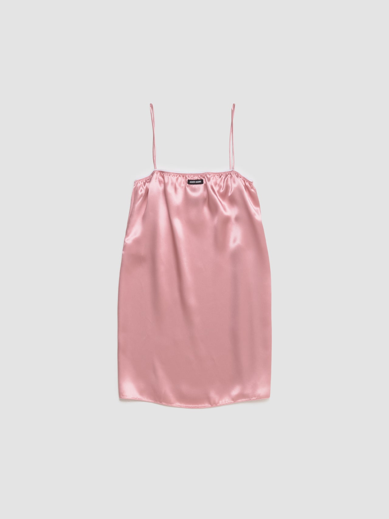 Satin Dress in Begonia